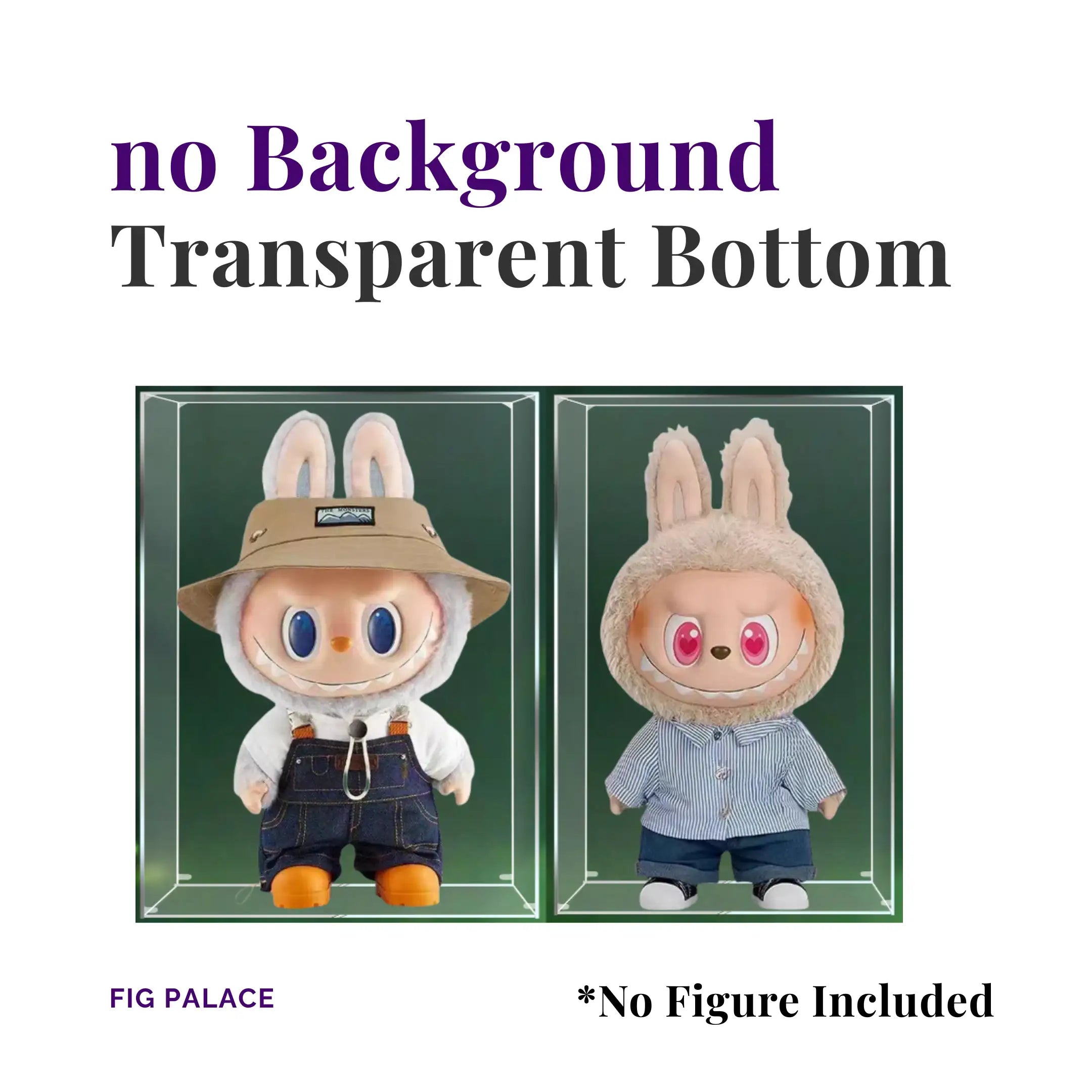  Labubu Display Case, Perfect for Big Labubu Vinyl Face Plush Dolls (Flip with Me, Fall in Wild)、mySite、greenlandpopulation