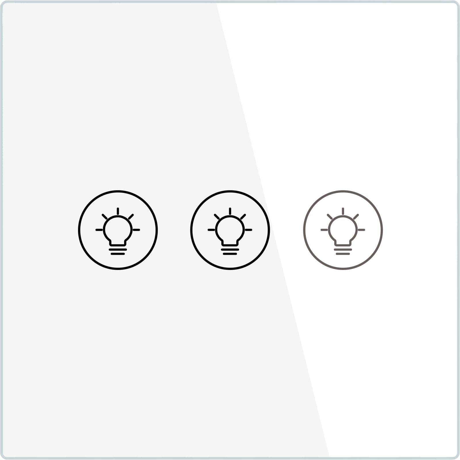 ZigBee Smart Multi-gang Light Dimmer Touch Switch Single Pole Neutral Wire Required EU、mySite、fannypackpong