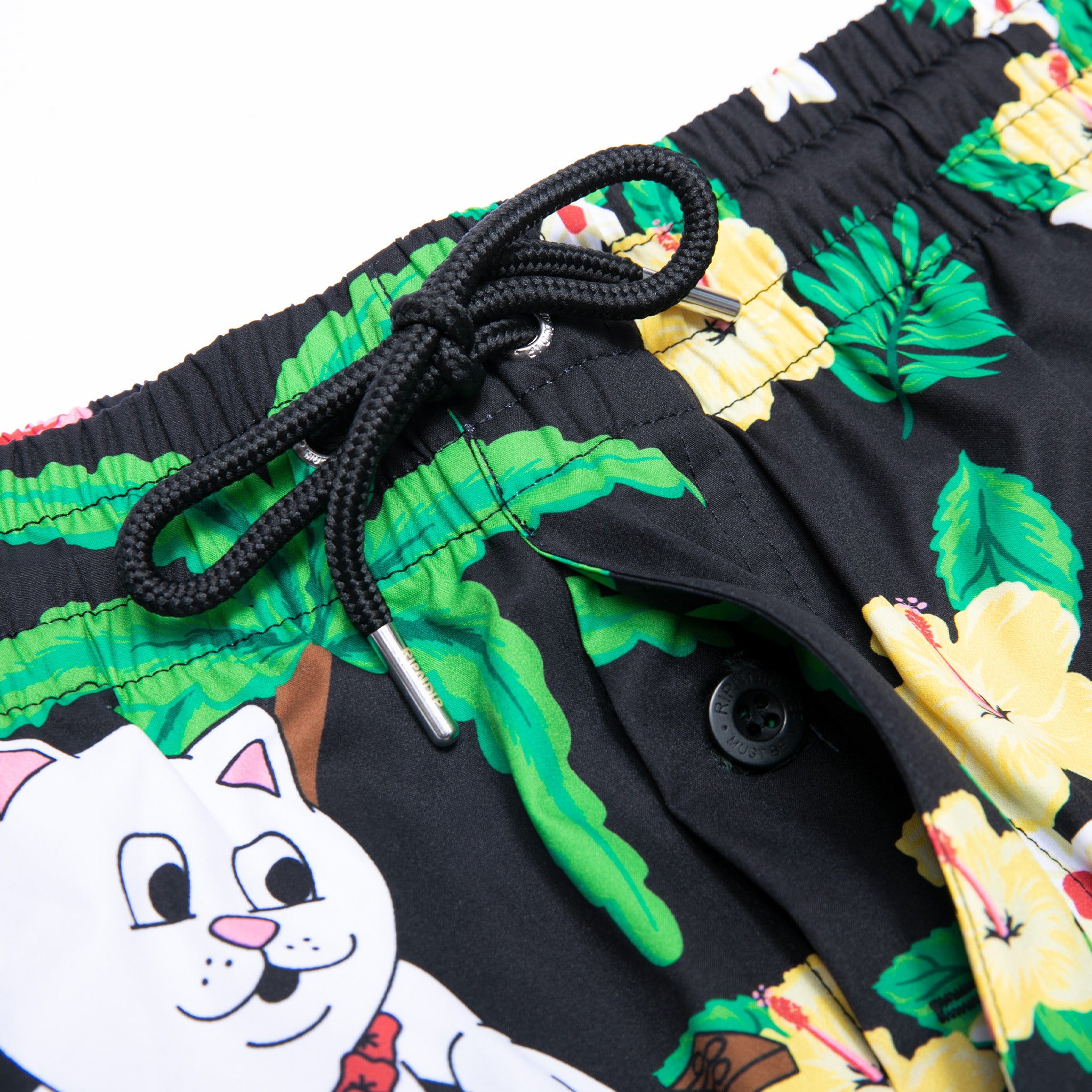  Aloha Nerm Swim Shorts (Black)、mySite、merchandisen