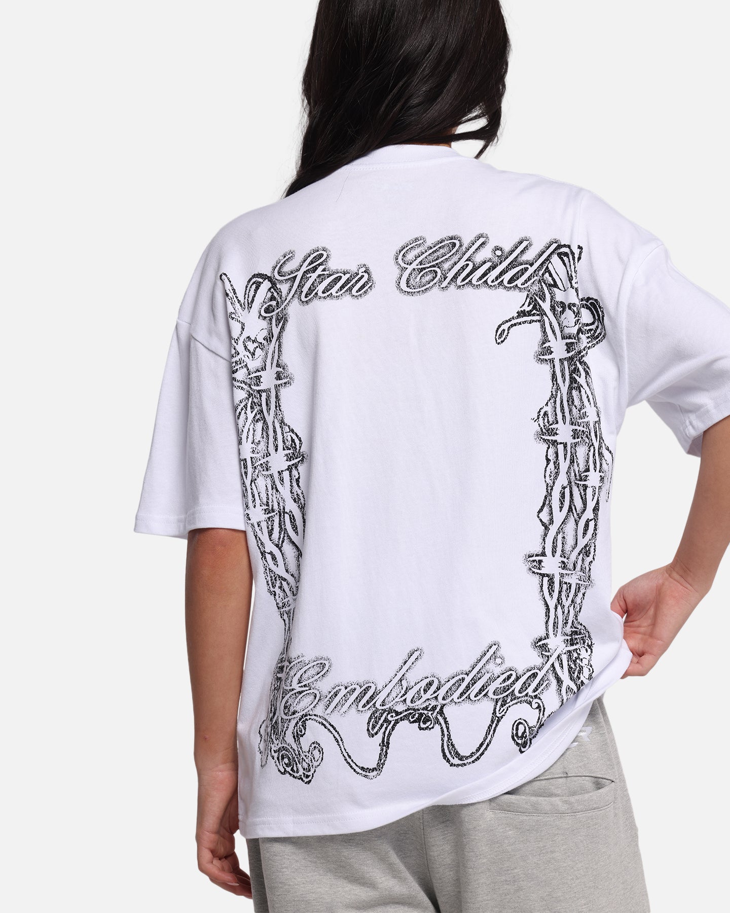 Loiter Earth Angel T-Shirt White、mySite、zt4zffjzw