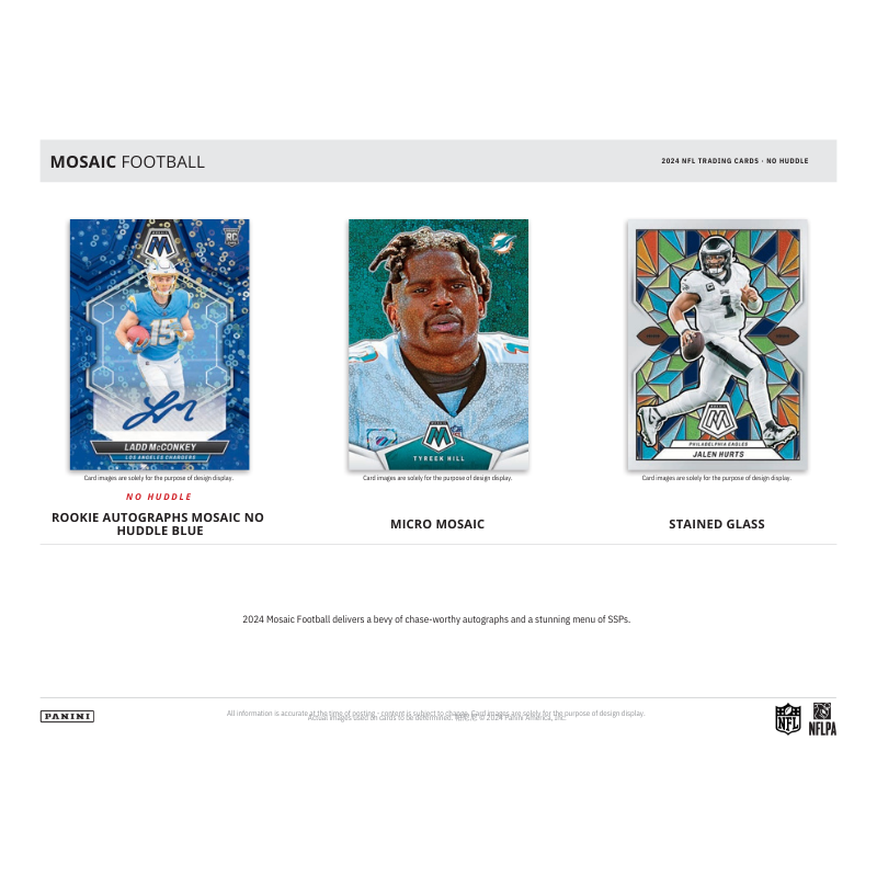 2024 Panini Mosaic Football No Huddle Box、mySite、waistdrama