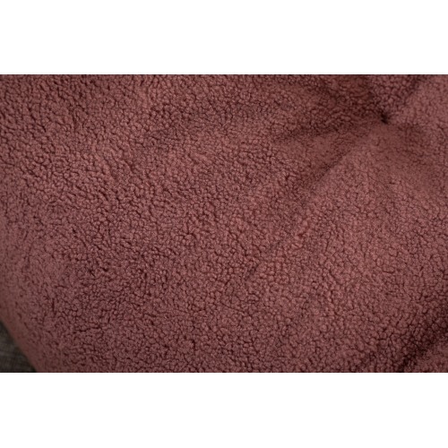 010-Soft Teddy Fabric Tufted Foam Bean Bag Chair With Teddy Fabric Dark Gray、、casual