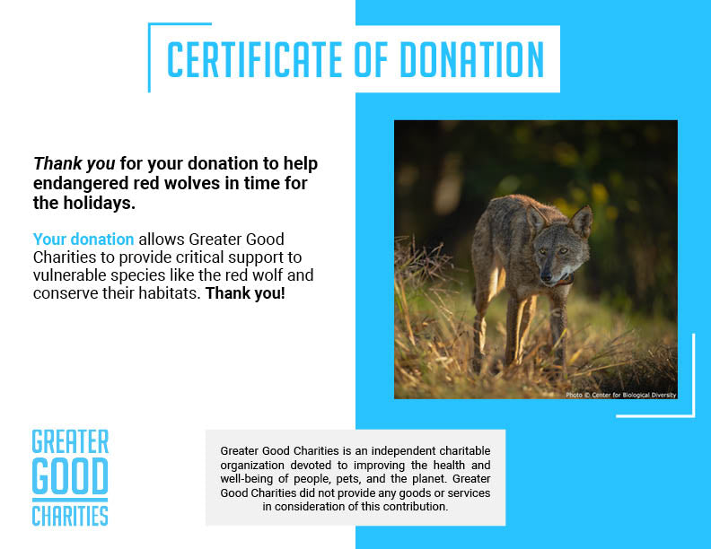 Help Save Endangered Red Wolves、mySite、camillekostekn