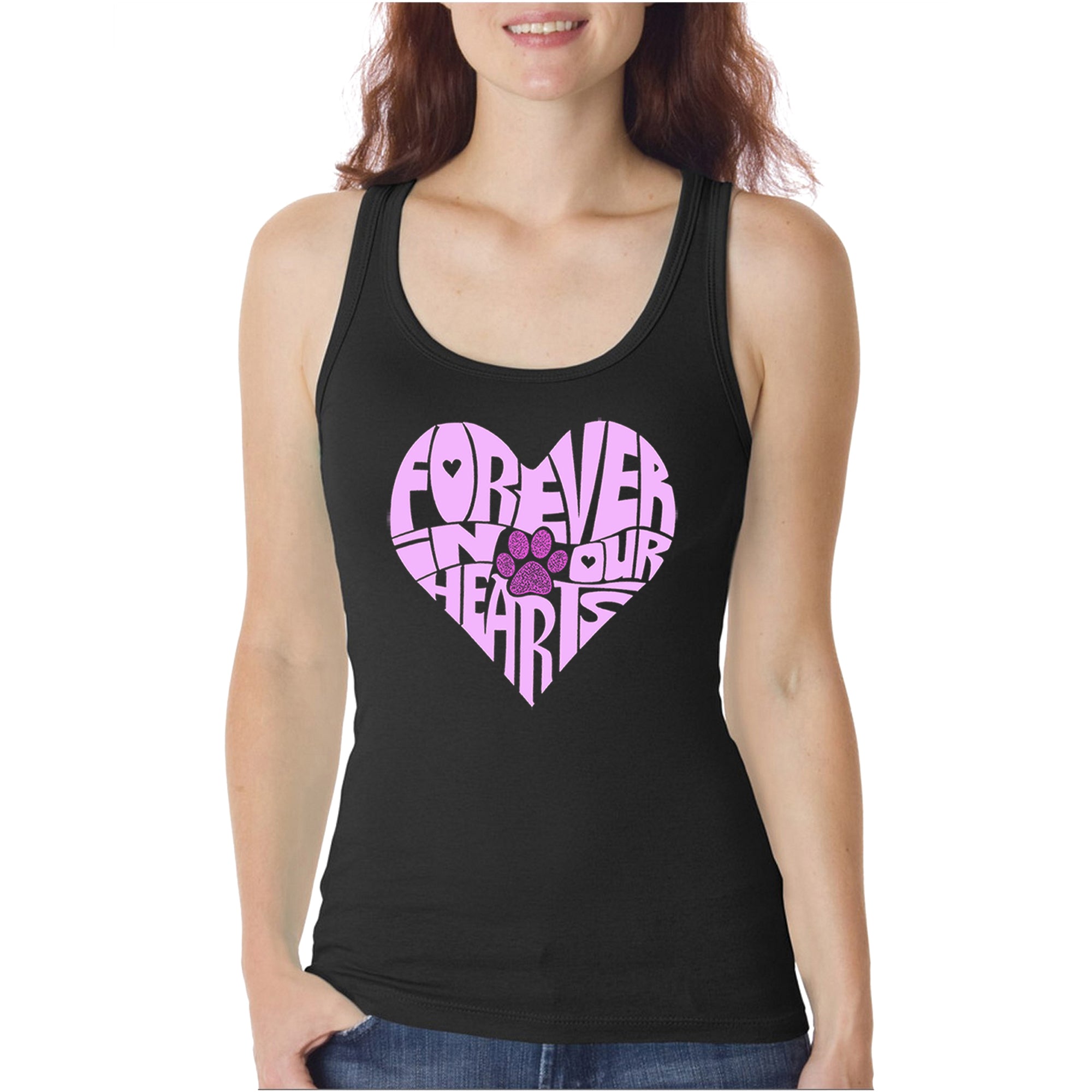 Forever In Our Hearts - Women's Word Art Tank Top、mySite、camillekostekn