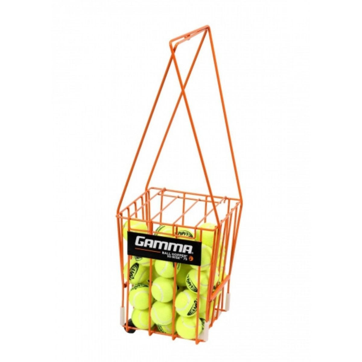 Gamma Ball Hopper Hi-Rise 75 with Wheels (Orange)