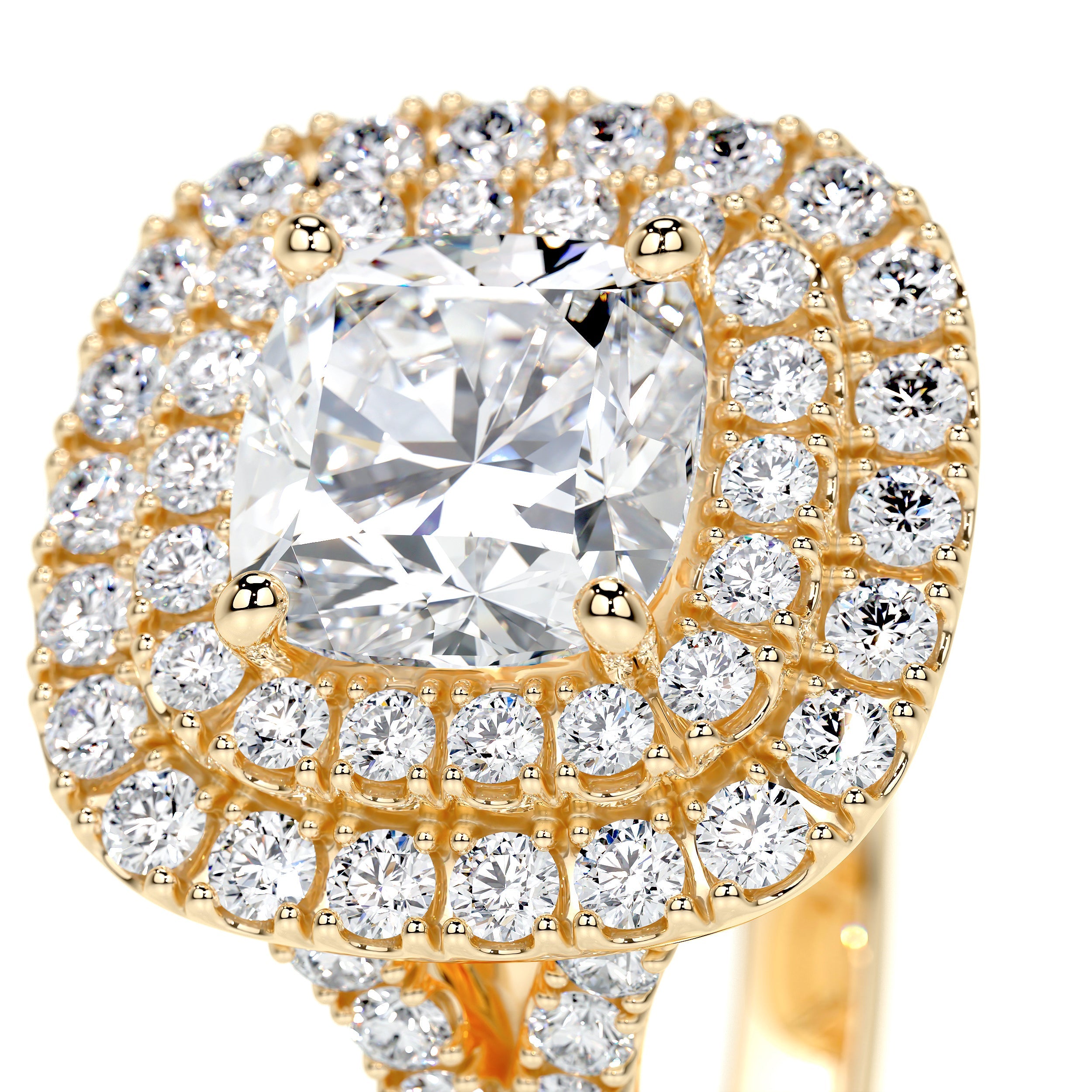 Tina Lab Grown Diamond Ring -18K Yellow Gold、mySite、hinf8tx79