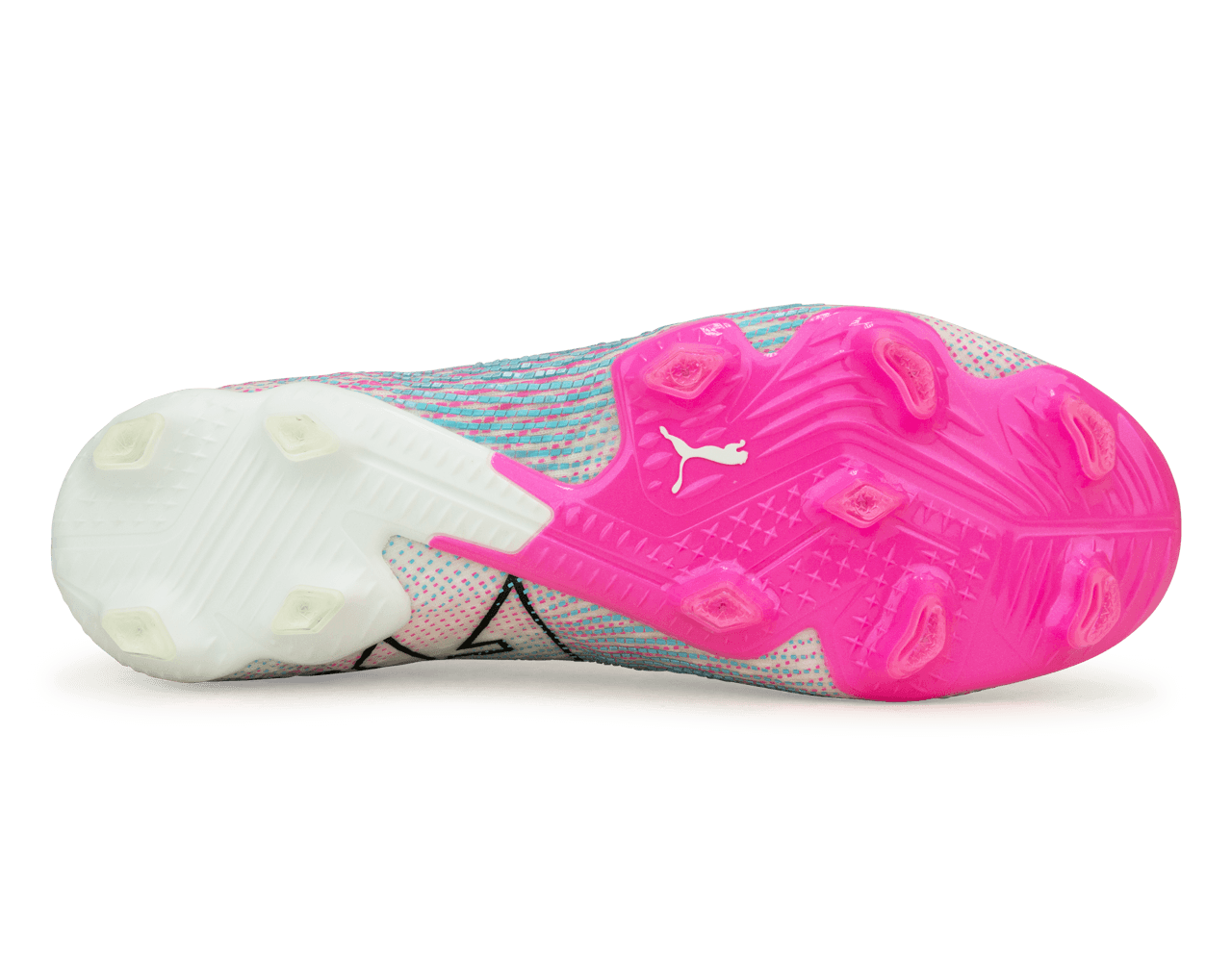 PUMA Men's Future 7 Ultimate FG/AG White/Black、mySite、bottomscart