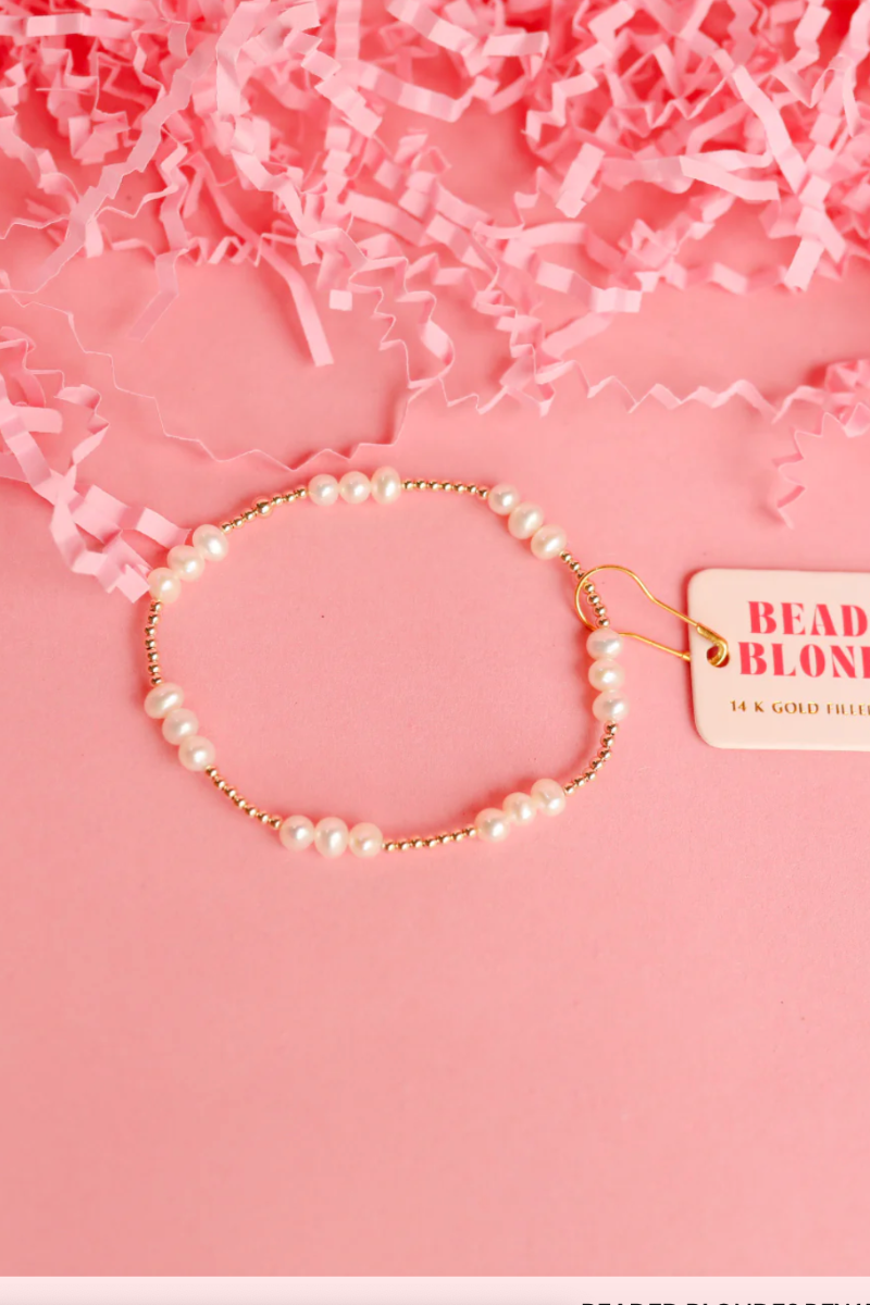 ILY Coastal Pearl Beaded Bracelet- S/M、mySite、hinf8tx79