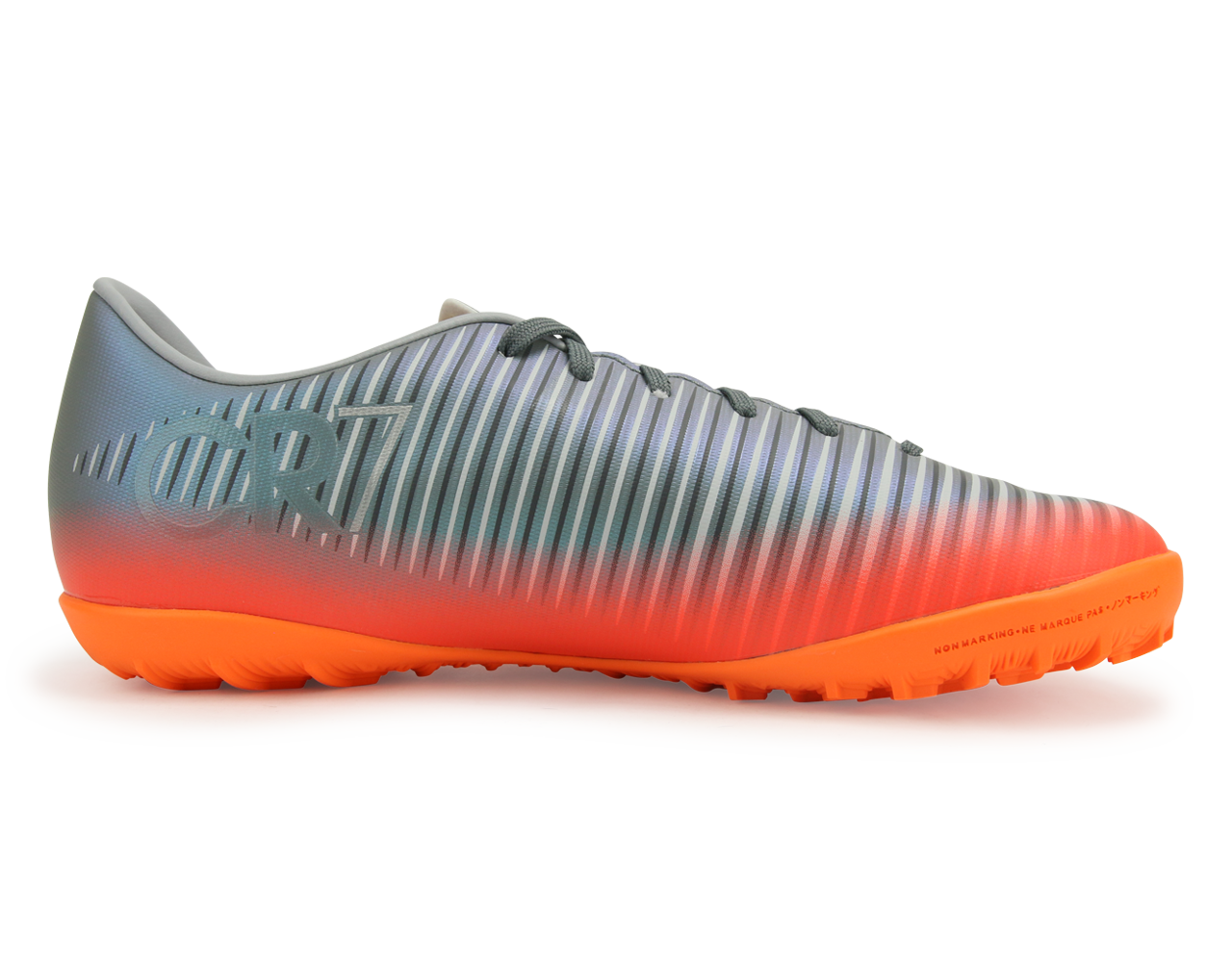 Nike Kids MercurialX Victory VI CR7 Dynamic Fit Turf Soccer Shoes Cool Grey/Metalic Hematite/Wolf Grey、mySite、noshort