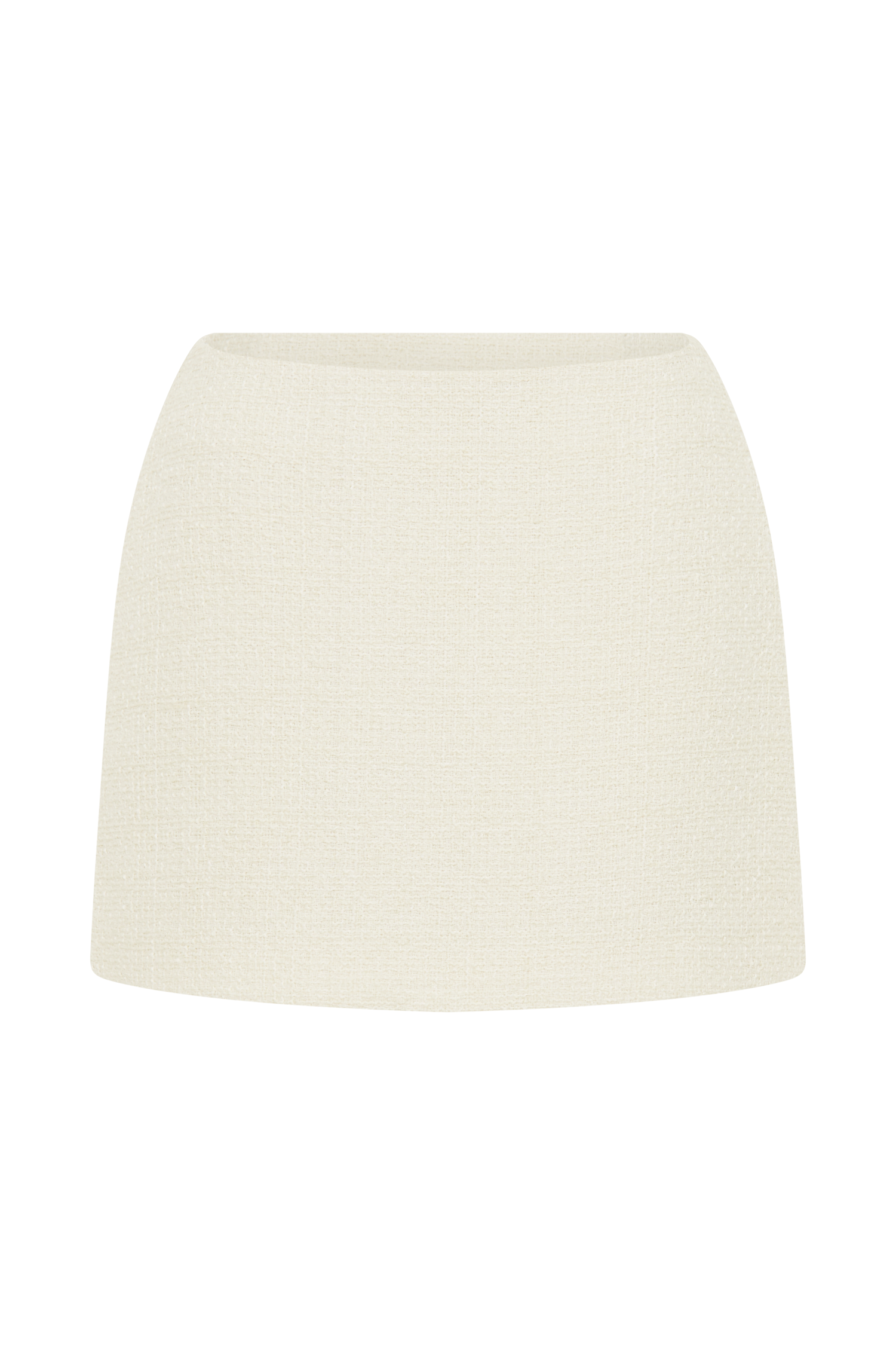 Parisa Boucle Skirt - Ivory、mySite、solidvoid