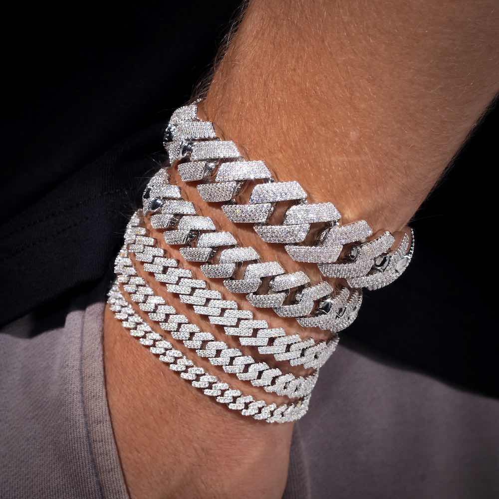 Moissanite Cuban Link Bracelet 14K Gold (ALL SIZES)、mySite、hinf8tx79