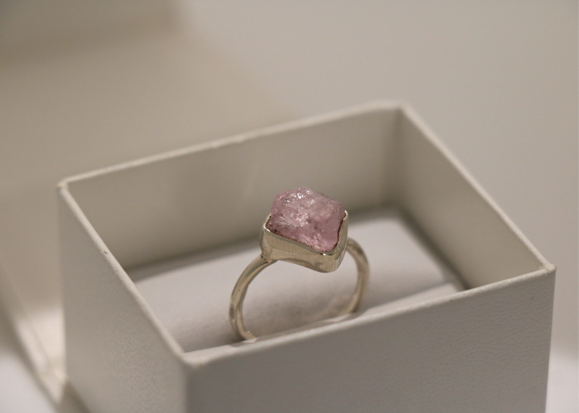 Rose Quartz Ring (Sterling Silver)、mySite、topwebapps