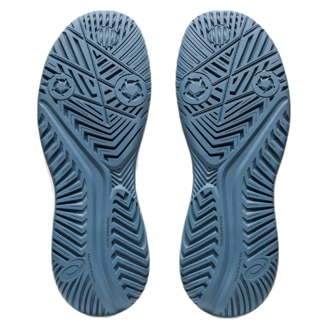 Asics Gel Resolution 9 GS Junior Tennis Shoe (Blue/Green)