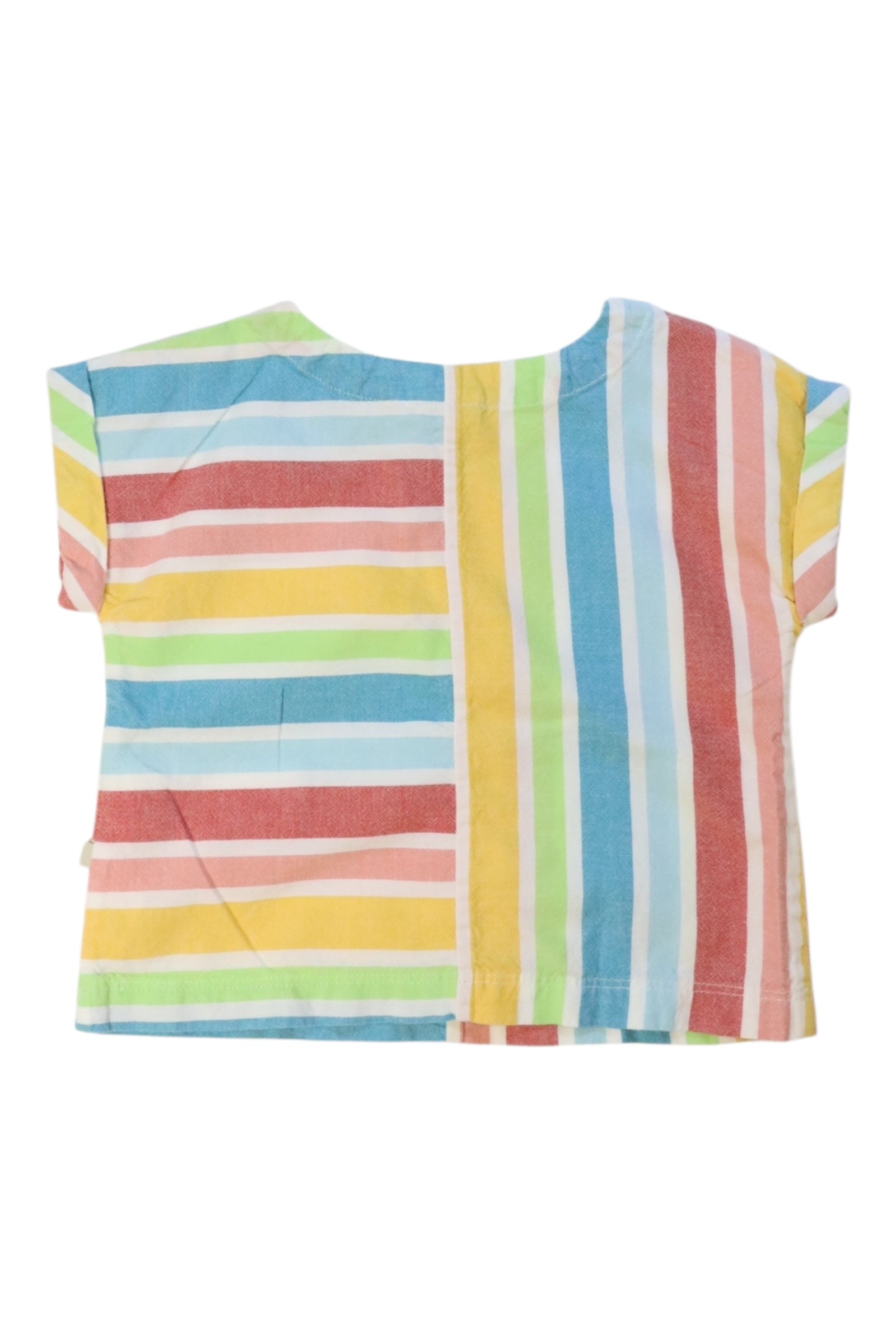 Frugi Striped Short Sleeve Top 18-24M、mySite、g9winljtr
