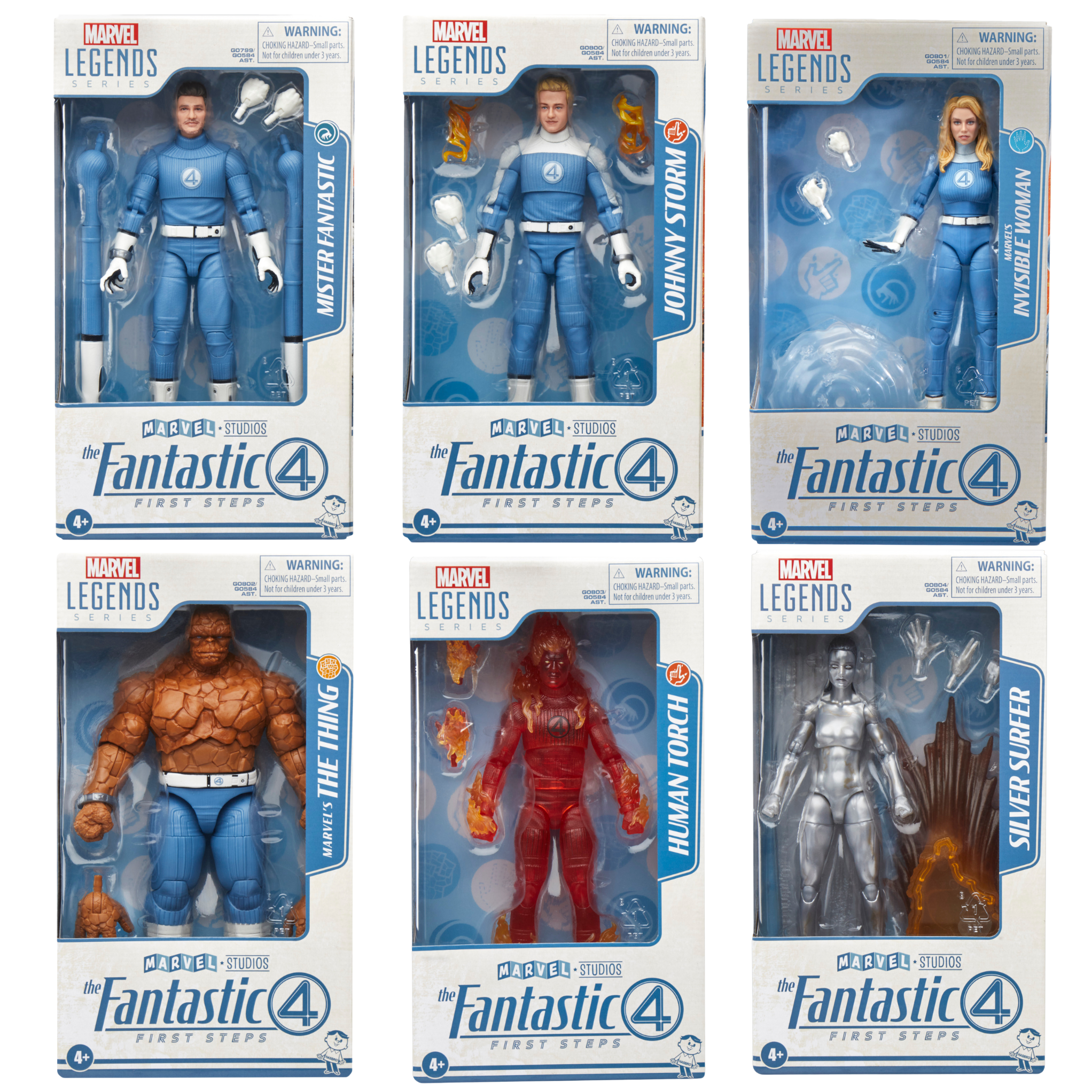 Marvel Legends Series Fantastic Four First Steps SET OF 6、mySite、hgirdovlk
