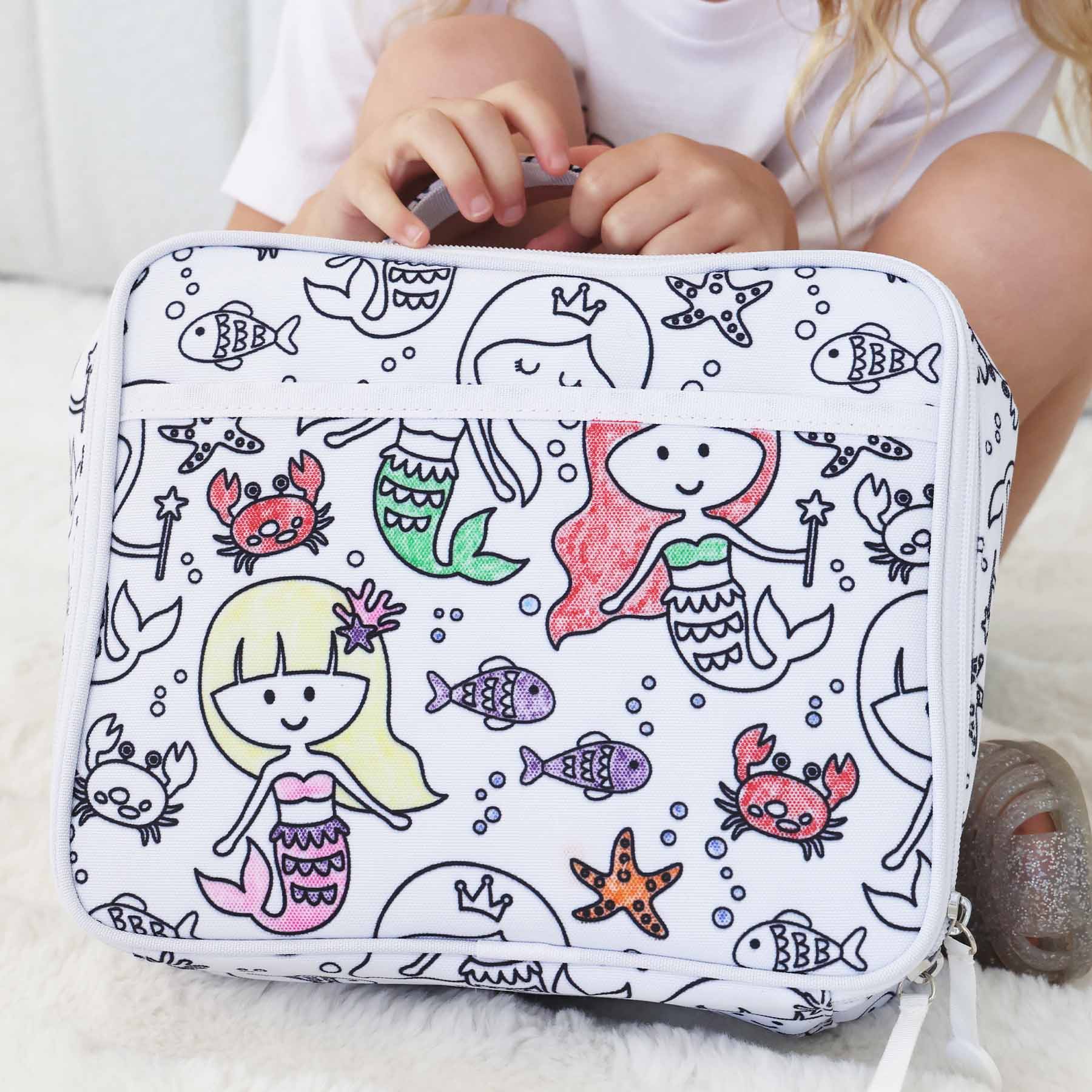  Kids Colorable Lunchbox | Mermaid Magic、mySite、layawaytickets