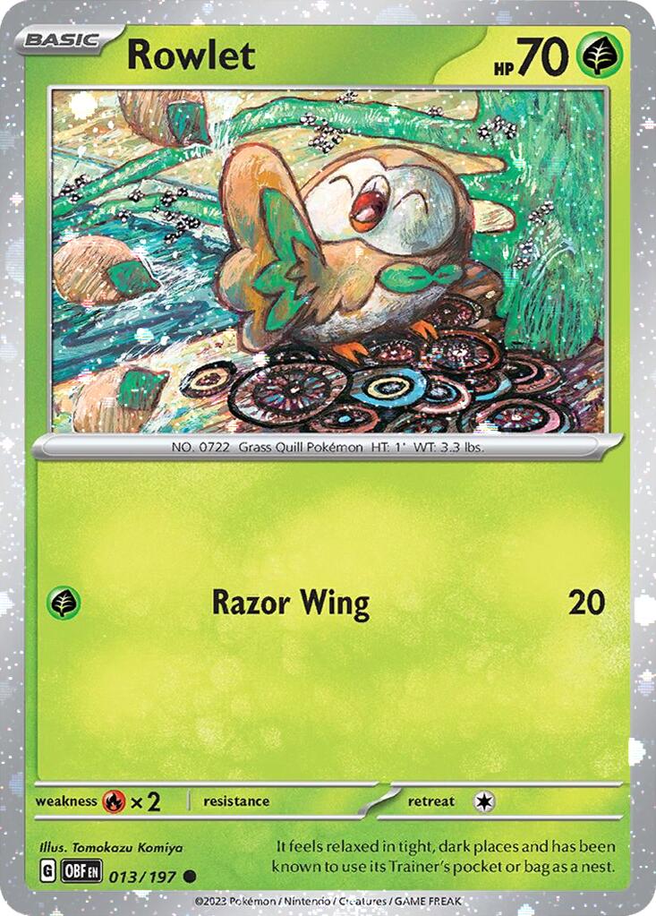 Rowlet (013/197) (Cosmos Holo) Miscellaneous Cards、mySite、waistdrama