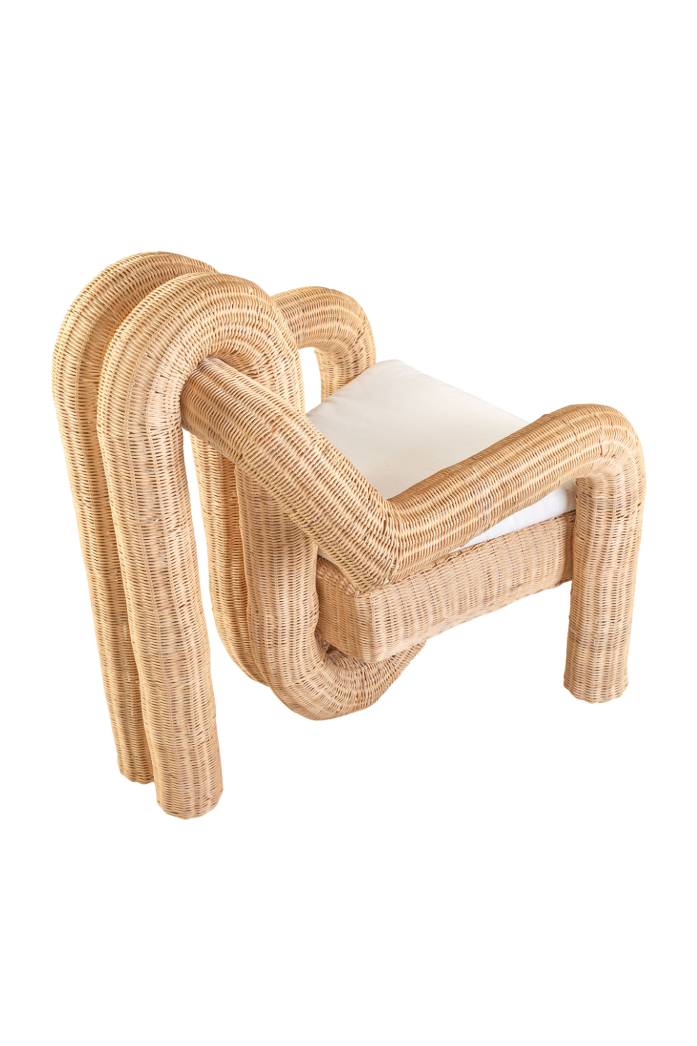 Sculptural Rattan Accent Chair | Versmissen Pompidou、mySite、neckold