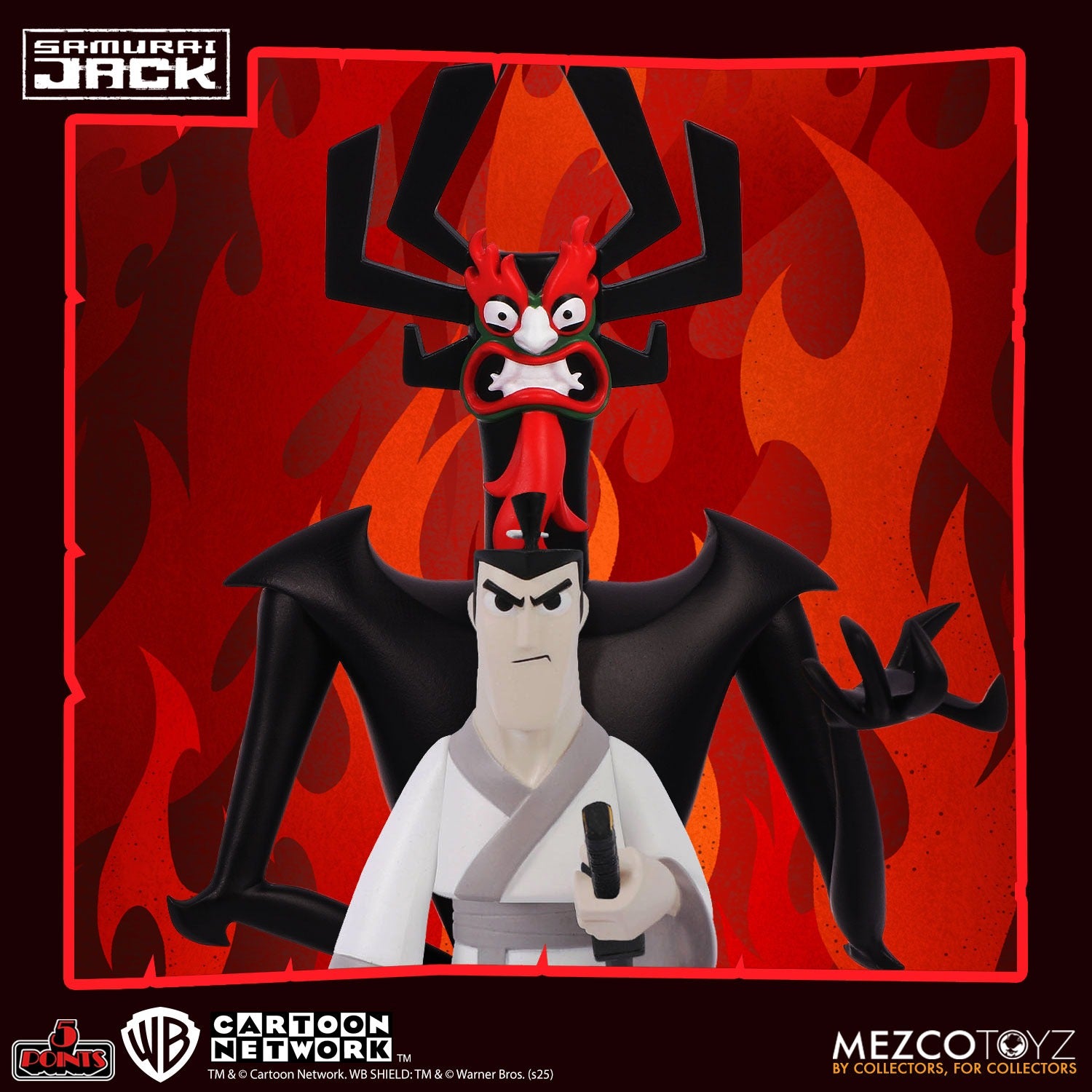 Mezco Samurai Jack 5 Points Deluxe Action Figure Set、mySite、hgirdovlk