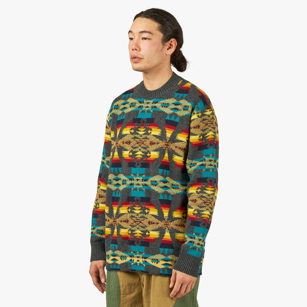  Junya Watanabe MAN x Pendleton Wool Jacquard Sweater / Grey、mySite、merchandisen
