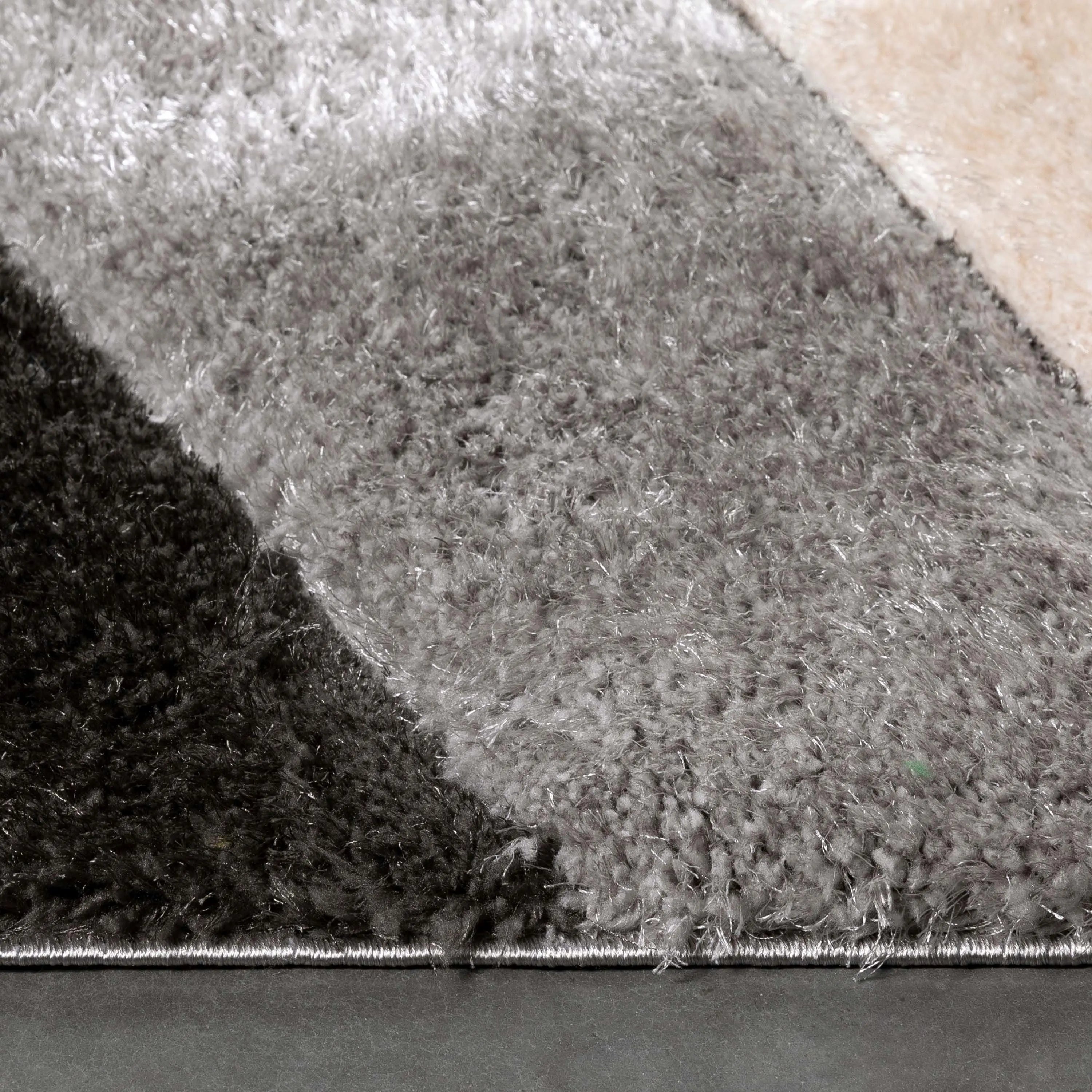 Venice Blush Modern Geometric 3D Textured Shag Rug、mySite、gigharbornorthrealestate