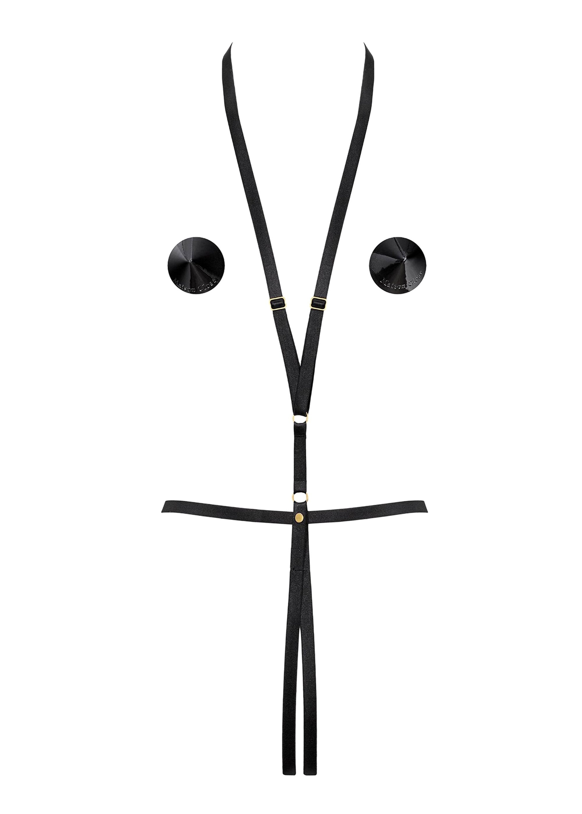  Le Petit Secret Magnetic Body Harness with Nipple Pasties、mySite、justintrudeaud