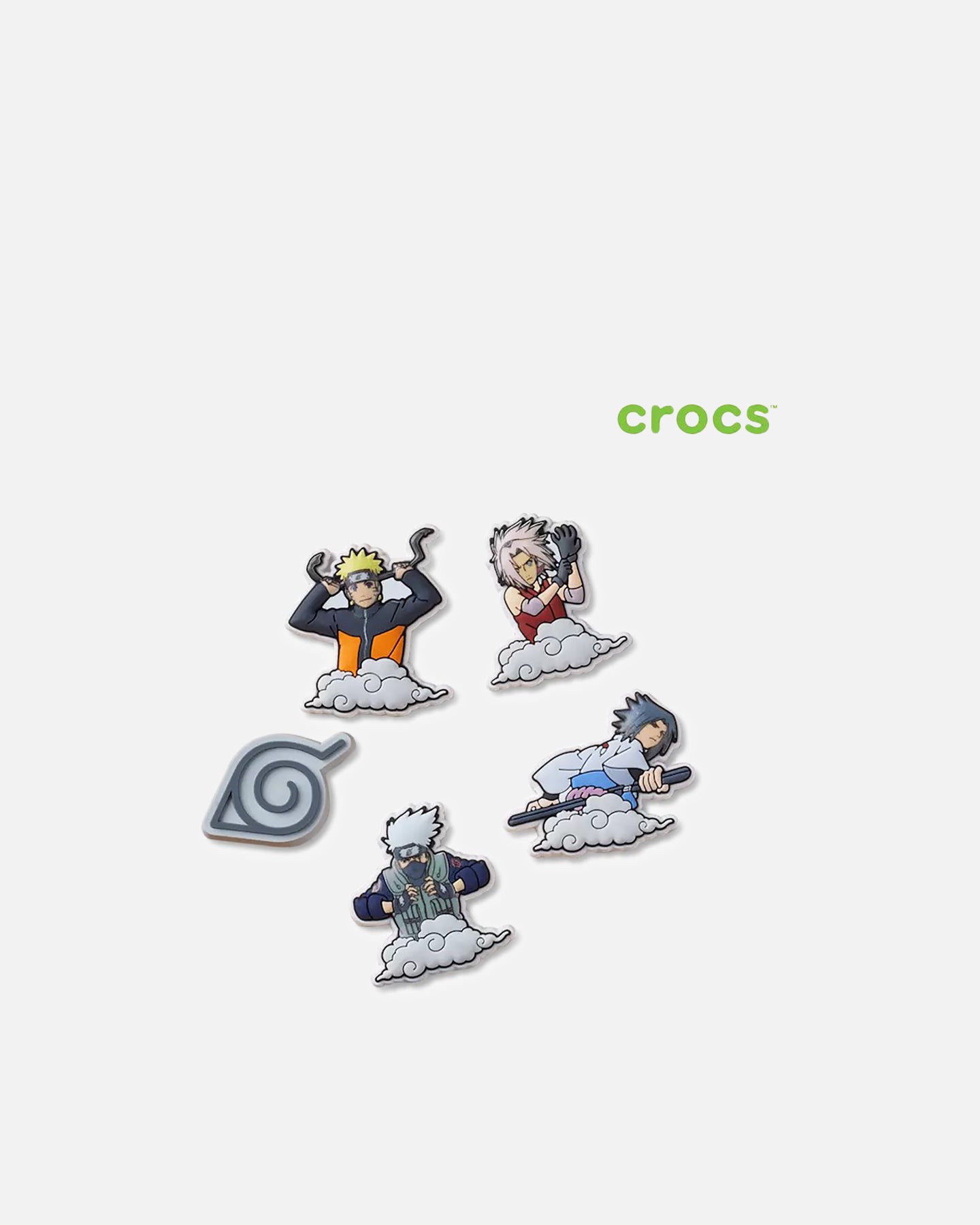 Crocs Naruto Uzumaki Jibbitz™ Charms 5 Pack Multi、mySite、zt4zffjzw