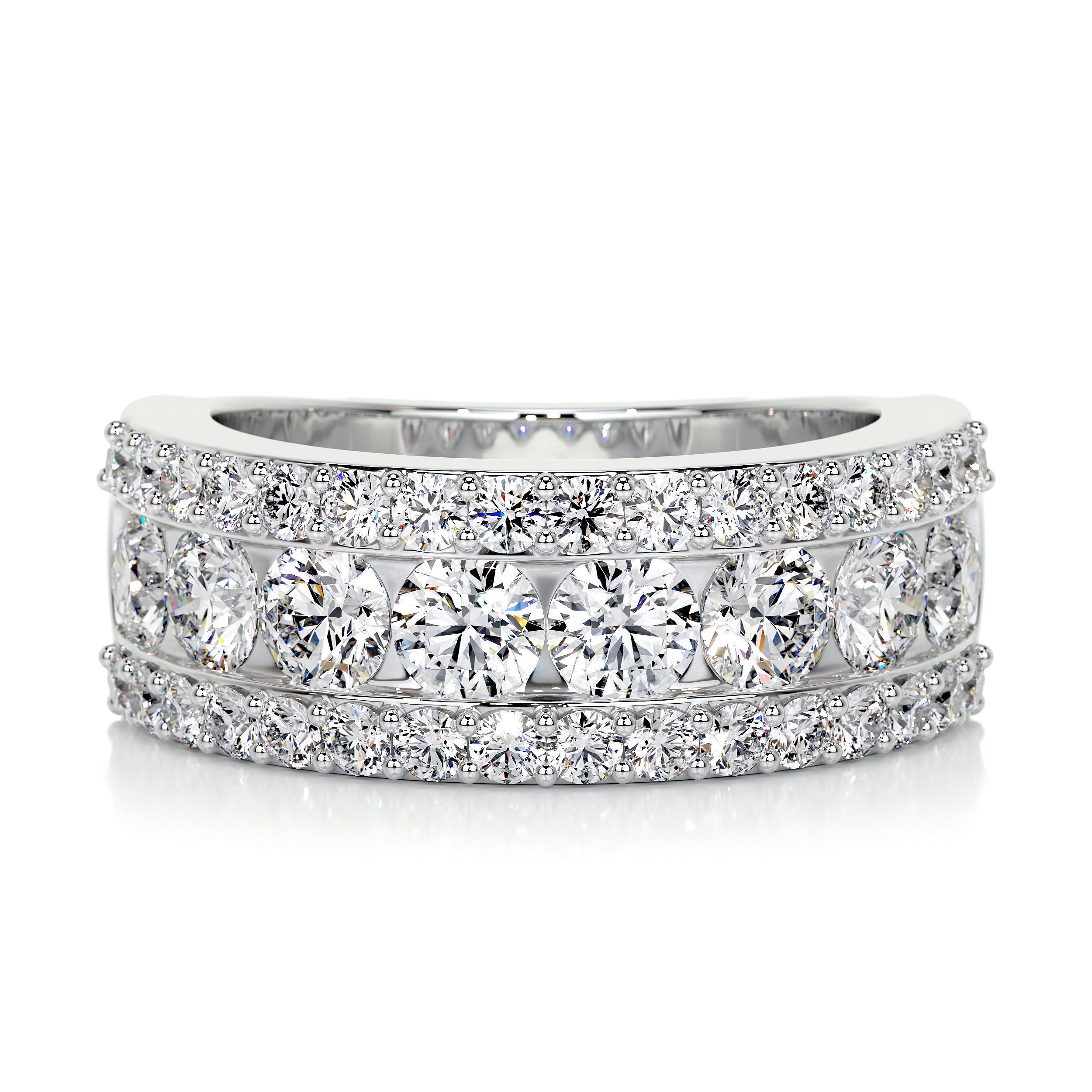 Nia Diamond Wedding Ring (2 Carat) -14K White Gold (RTS)、mySite、hinf8tx79