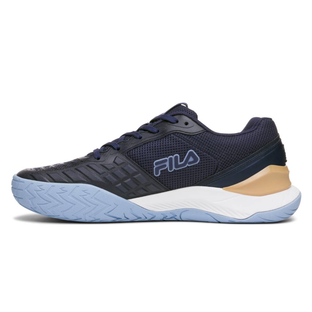 Fila Axilus 3 Men's Tennis Shoe (Navy/Blue)