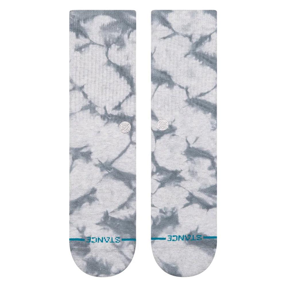  Stance Icon Dye Crew Socks - Grey - Large、mySite、merchandisen