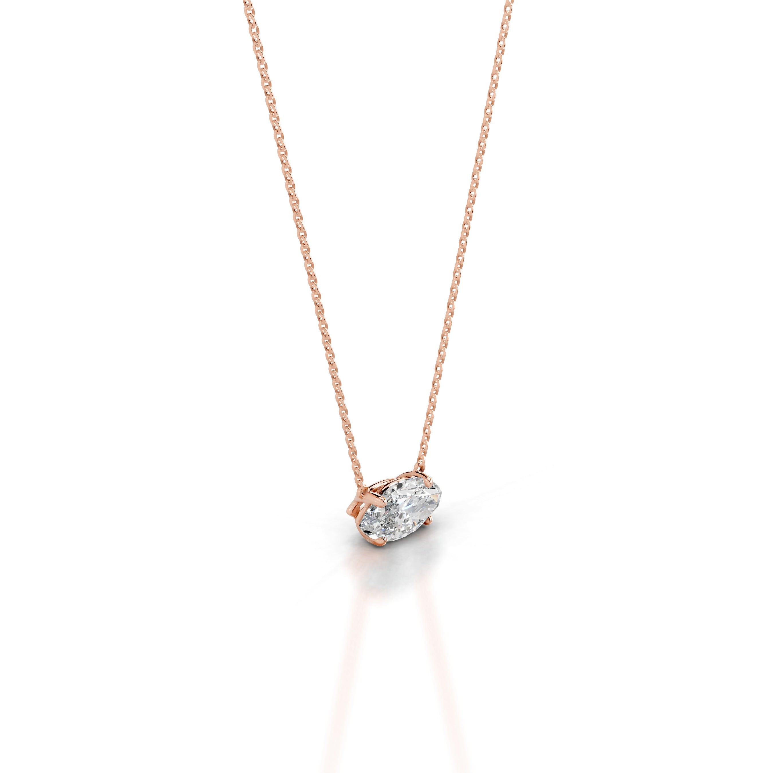 Clmence Lab Grown Diamond Pendant - 14K Rose Gold、mySite、hinf8tx79