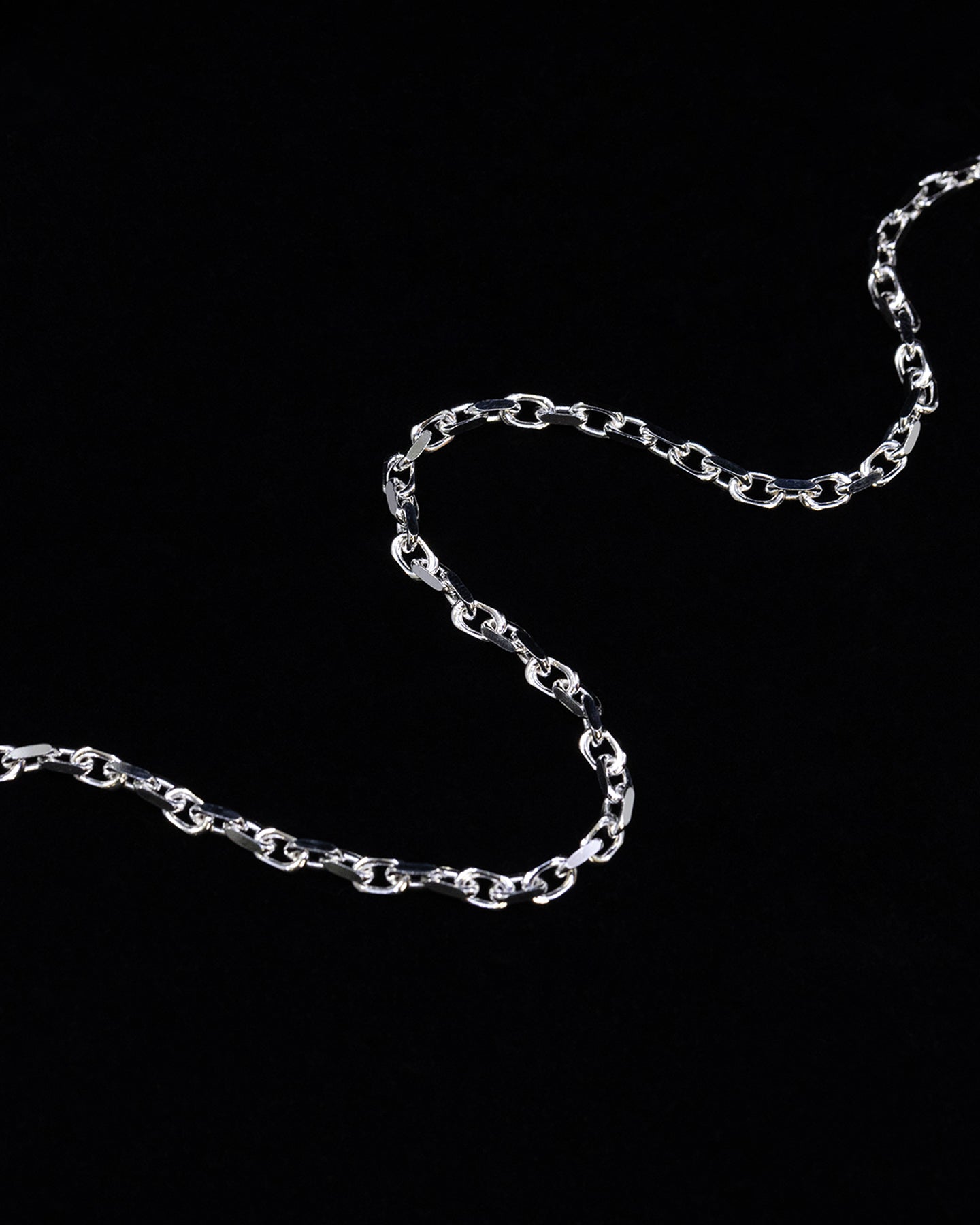 House Of Auric 3.5mm Straight Cut Cable Chain Silver、mySite、zt4zffjzw