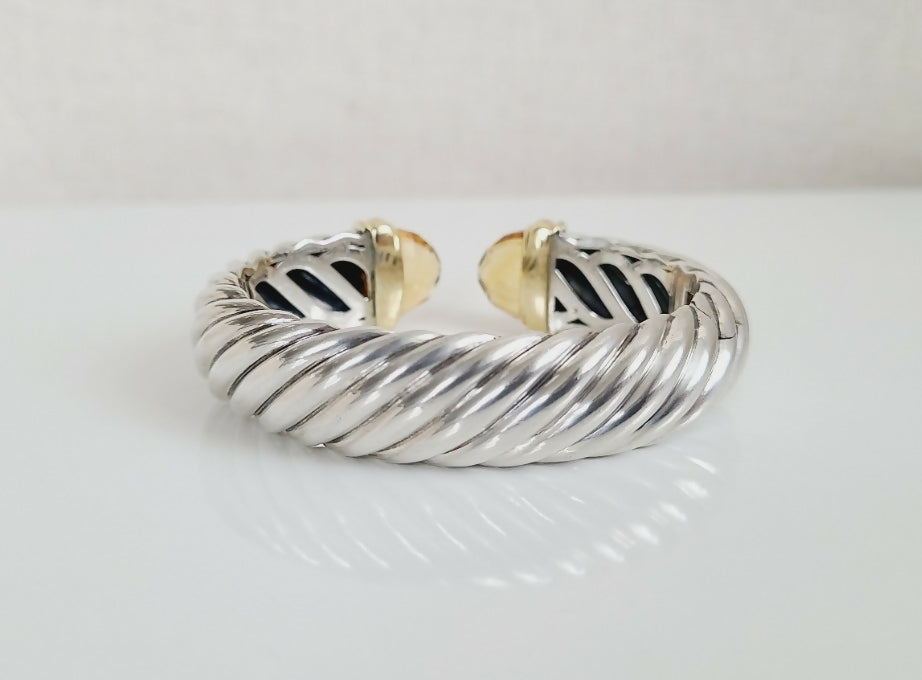 David Yurman Waverly Bracelet 15mm Citrine & 18K Gold、mySite、hinf8tx79