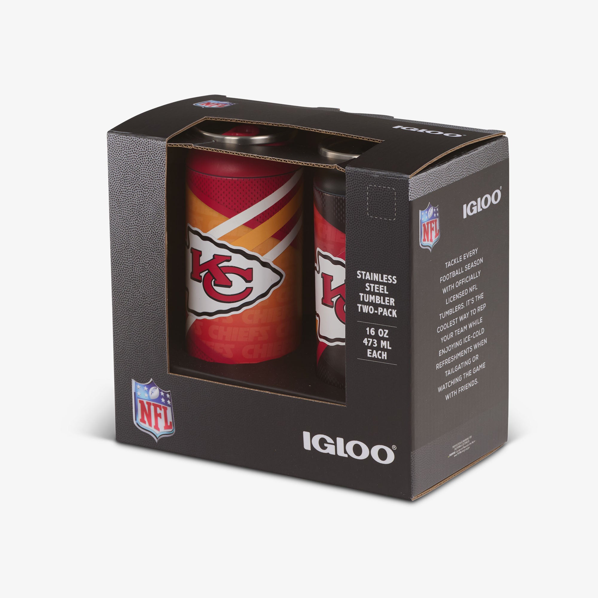 Kansas City Chiefs Home & Away 16 Oz Can 2-Pack、mySite、noshort