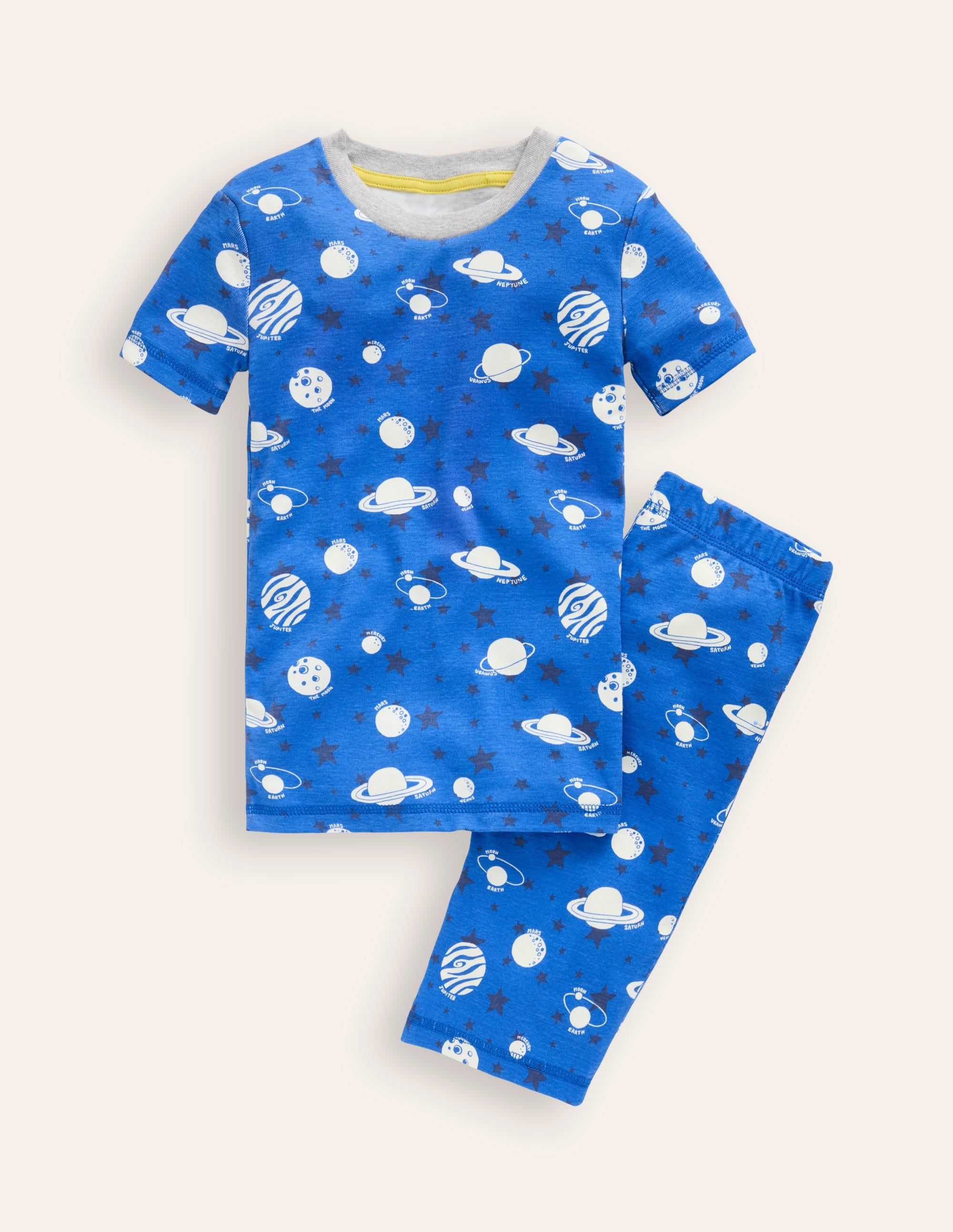  Snug Short John Glow Pyjamas-Greek Blue Space、mySite、ashleygrahame