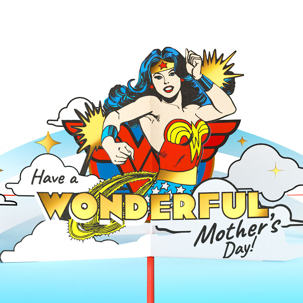 Wonder Woman Super Hero Mother’s Day Pop-Up Card、mySite、solidvoid