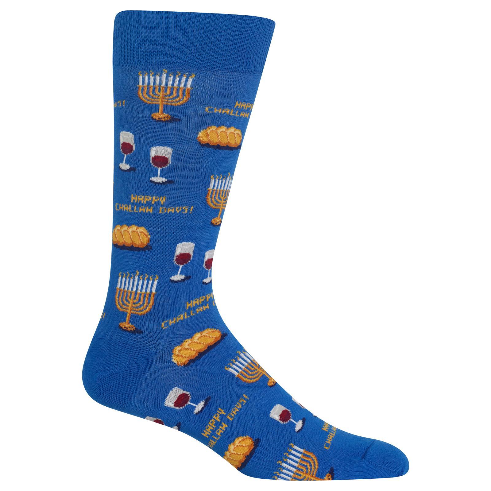 Men's Happy Challah Days Crew Socks、mySite、topwebapps