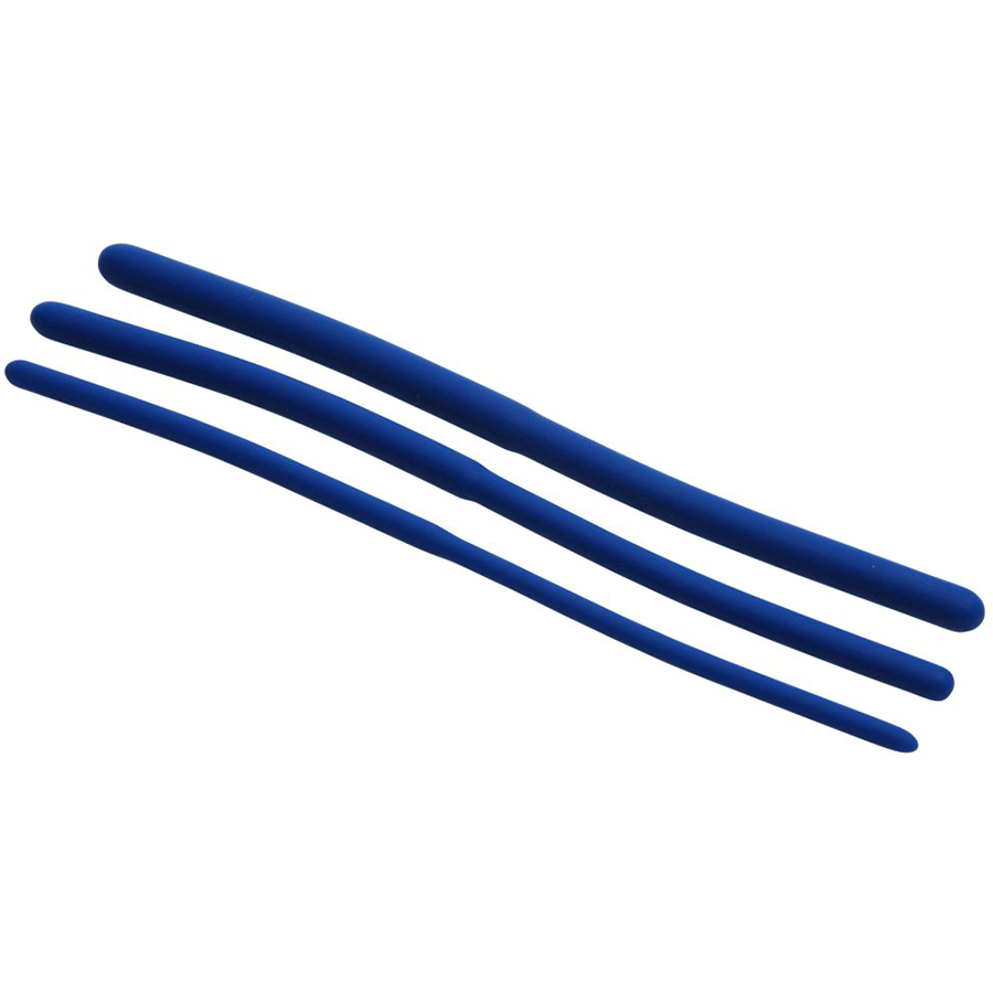 8 Inch Invasion Blue Silicone Urethral Sound Trainer Set for Men、mySite、bottomscart