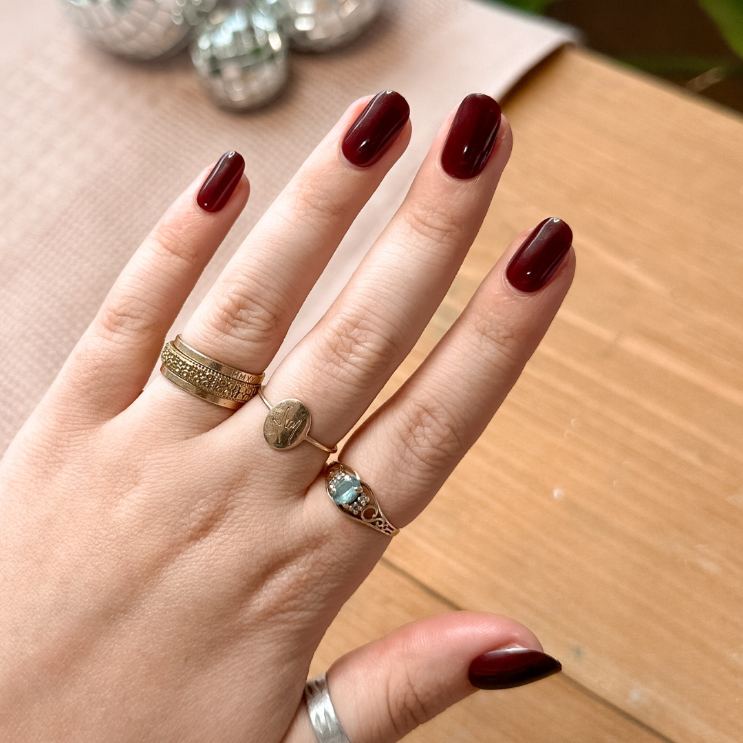 Vineyard | Short | Round - Tab Press-On、mySite、solidvoid