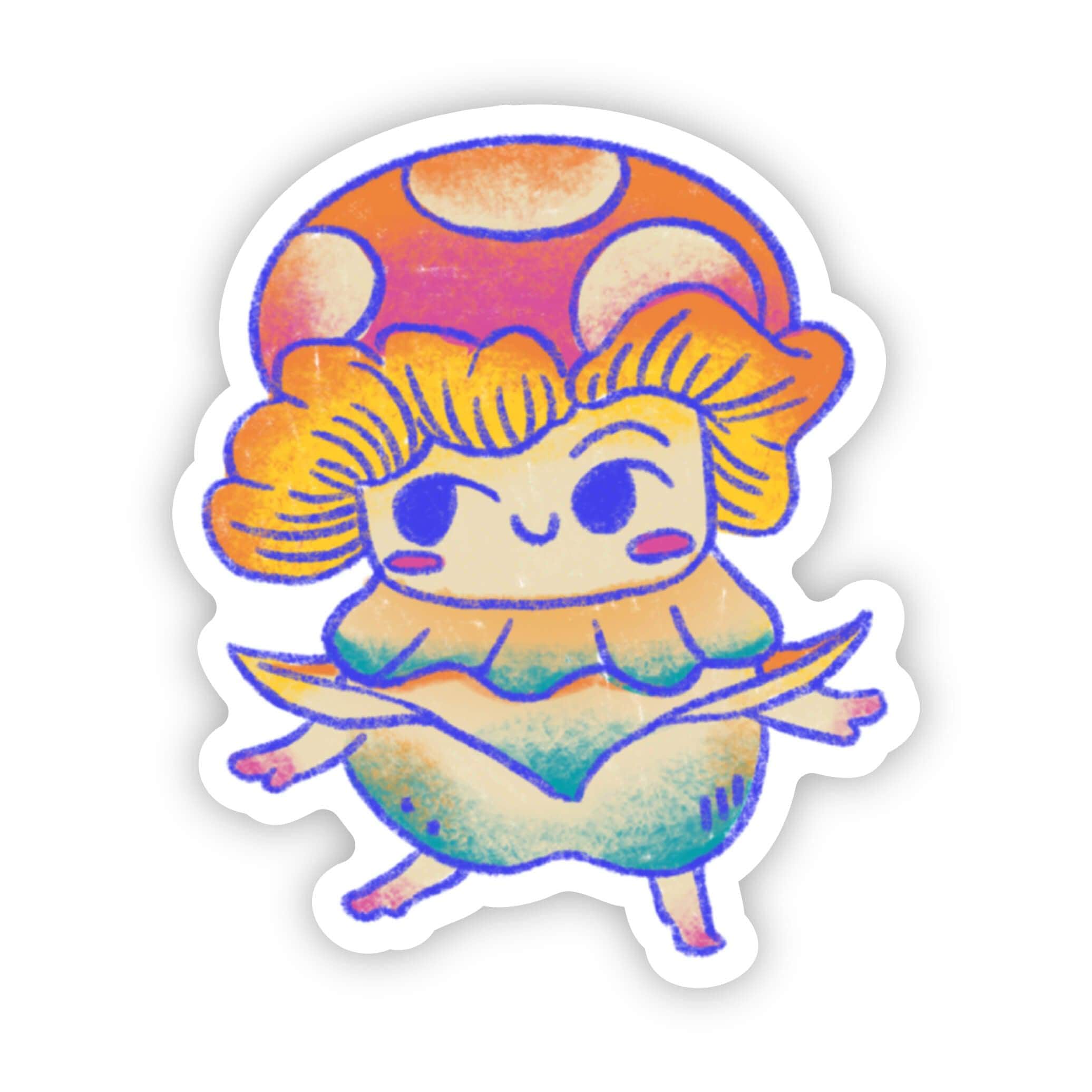  Mushroom Flower Sticker、mySite、elrpsem3k