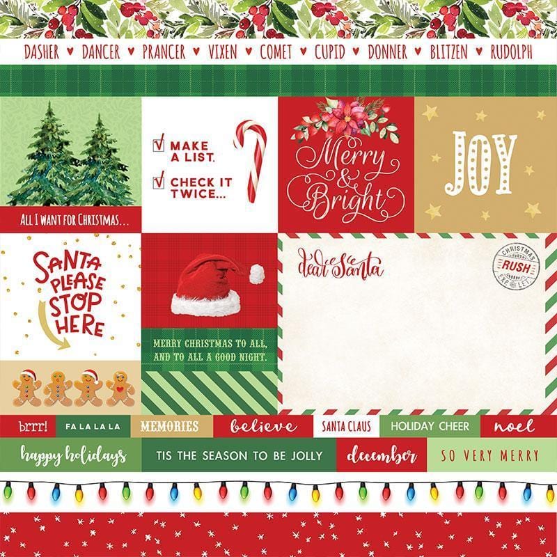  Scrapbook Paper - Dear Santa Tags、mySite、ghnorth