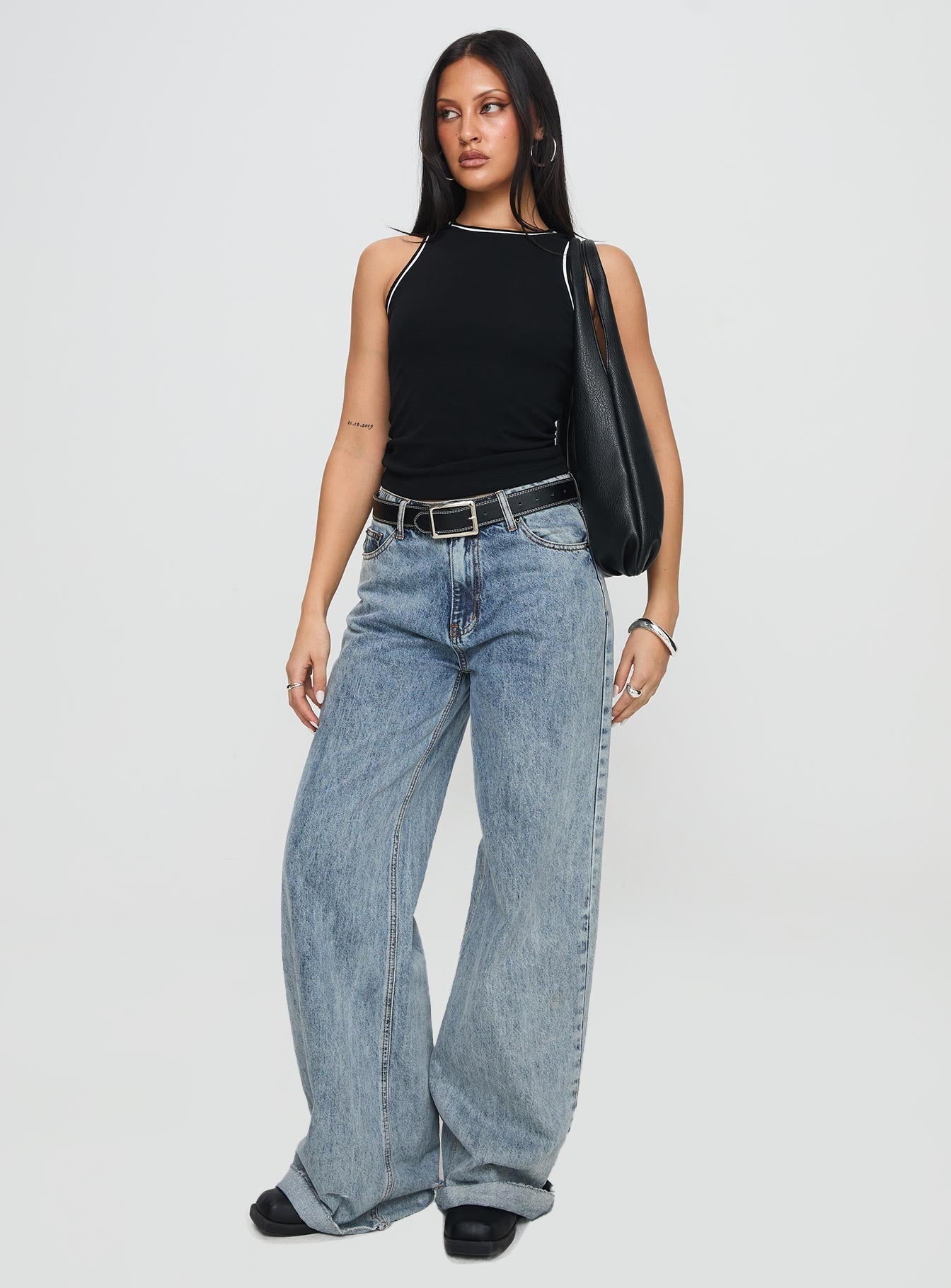 Dazzling Tank Top Black、mySite、solidvoid