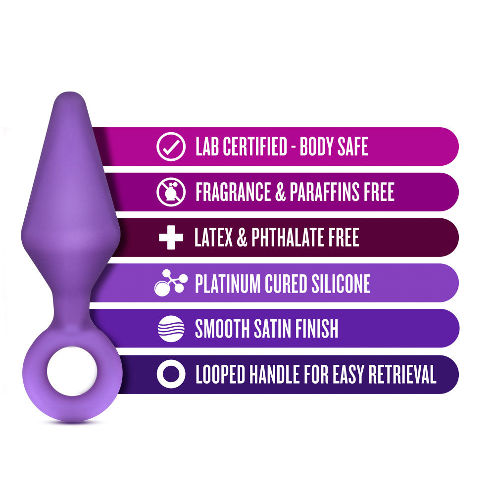 Luxe By Blush® | Candy Rimmer Kit Purple Anal Plug With Handle、mySite、bottomscart