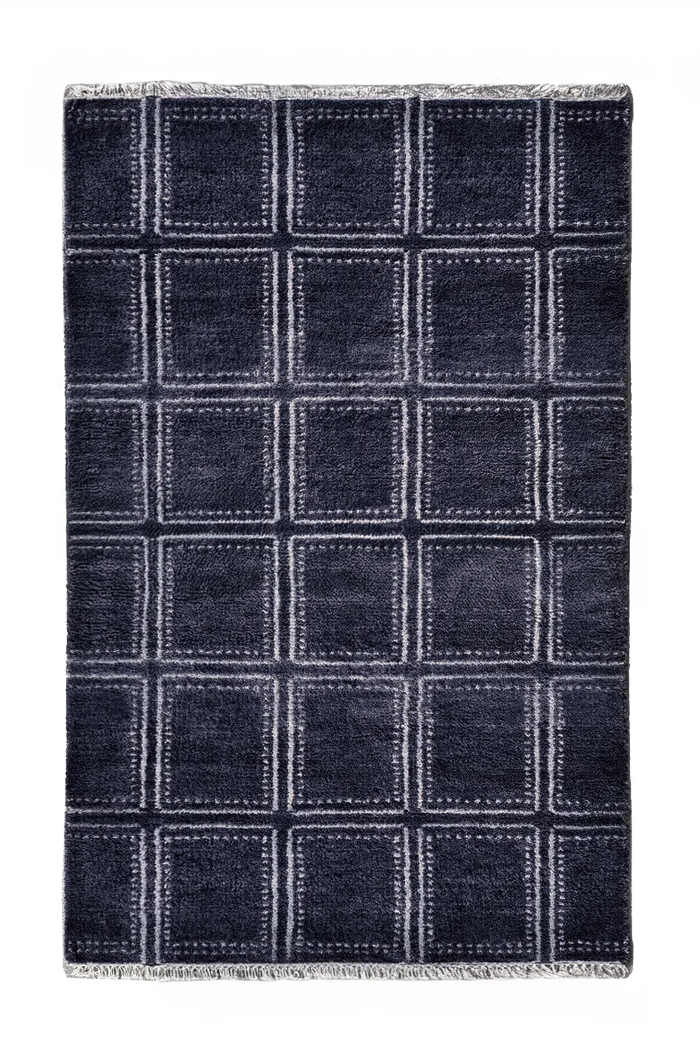 Boxstep Oushak Hand-Knotted Geometric Wool Rug、mySite、gigharbornorthrealestate