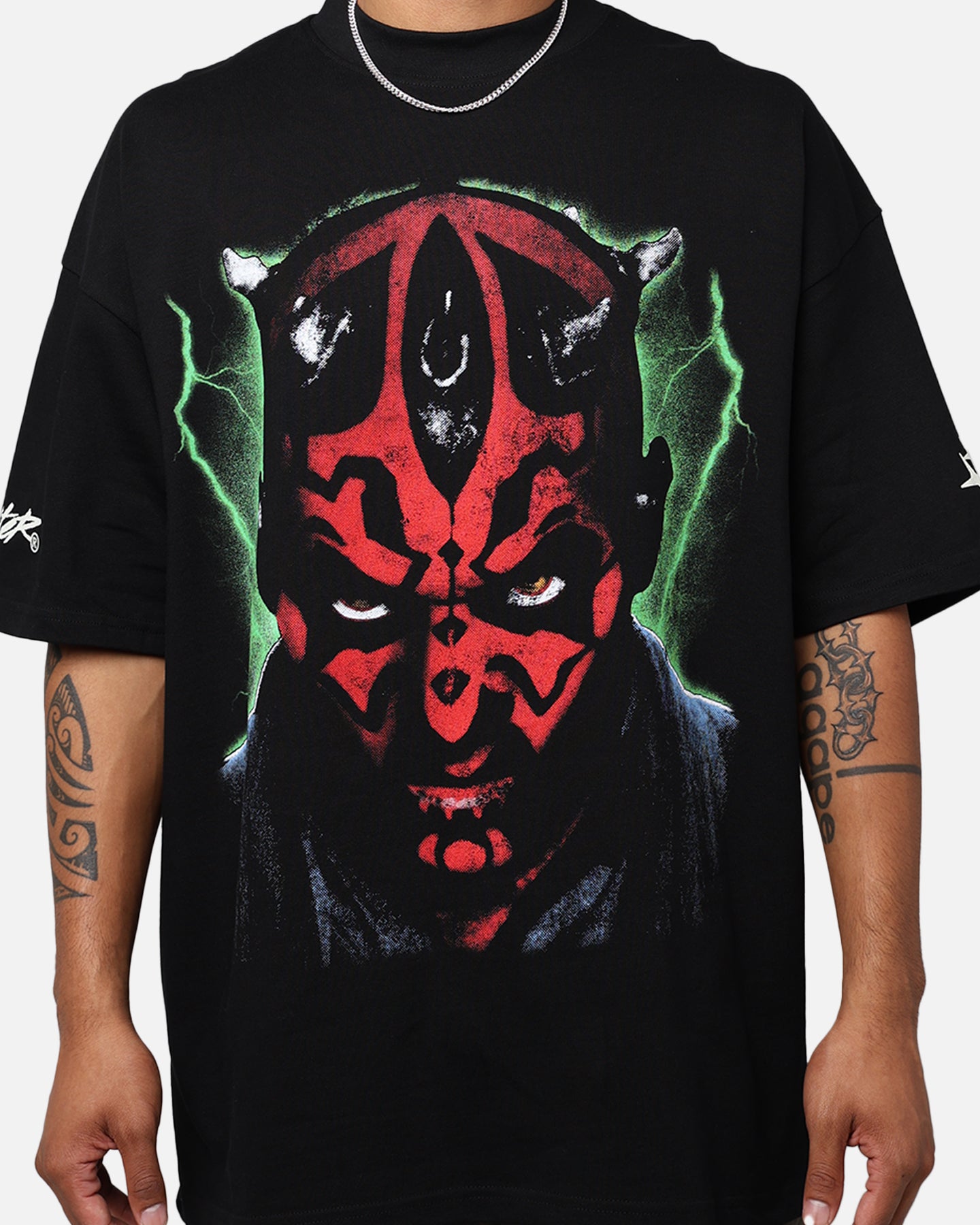 Star Wars Darth Maul T-Shirt Vintage Black、mySite、zt4zffjzw