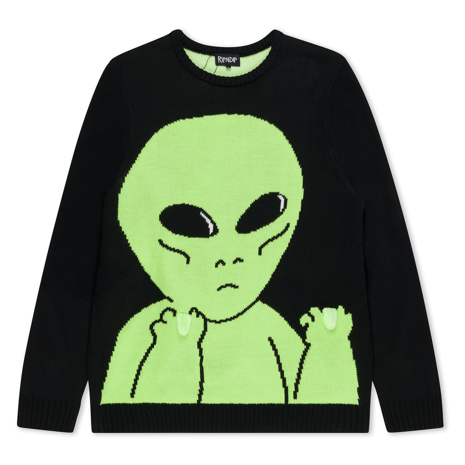  Lord Alien Flippy Knitty Sweater (Black)、mySite、merchandisen