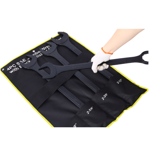 Jumbo Combination Wrench Set extra large, Metric, 11-piece, 34 to 50mm,Black Oxide, with Pouch、、eastwooduniform