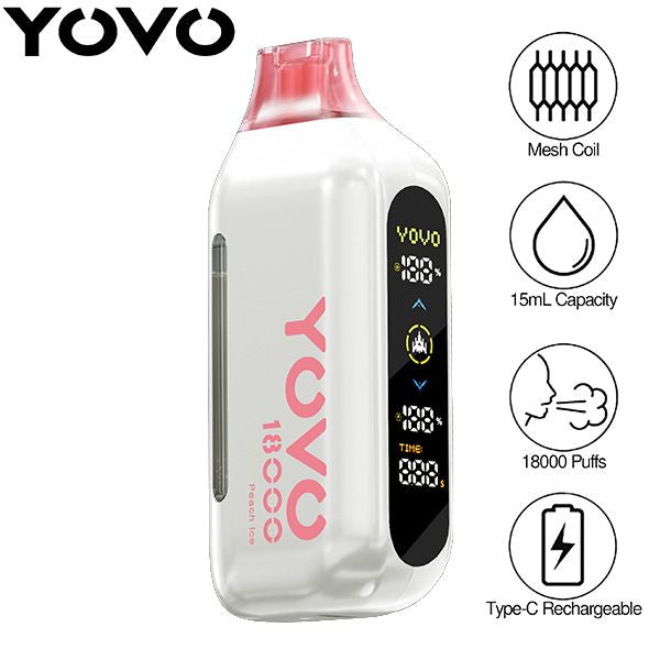 YOVO Ultra 18000 Puffs 15mL Disposable Vape、mySite、zt4zffjzw
