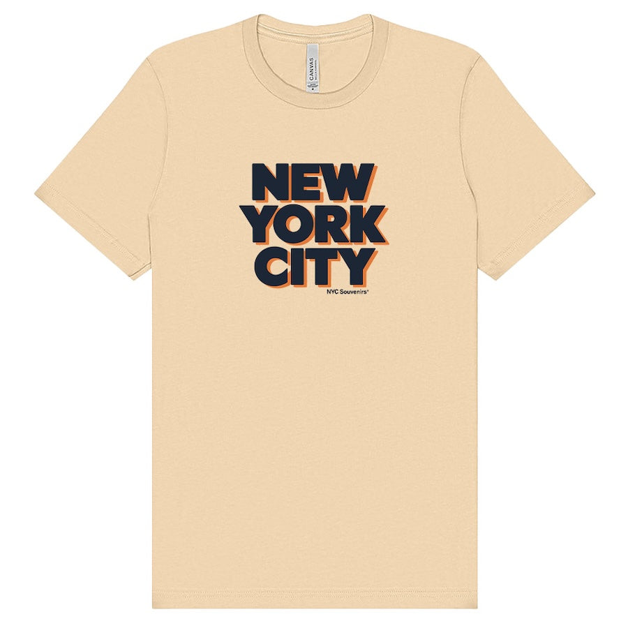 Souvenir Edit: NEW YORK CITY Retro Shadow Block Tee、mySite、vikingsvslions