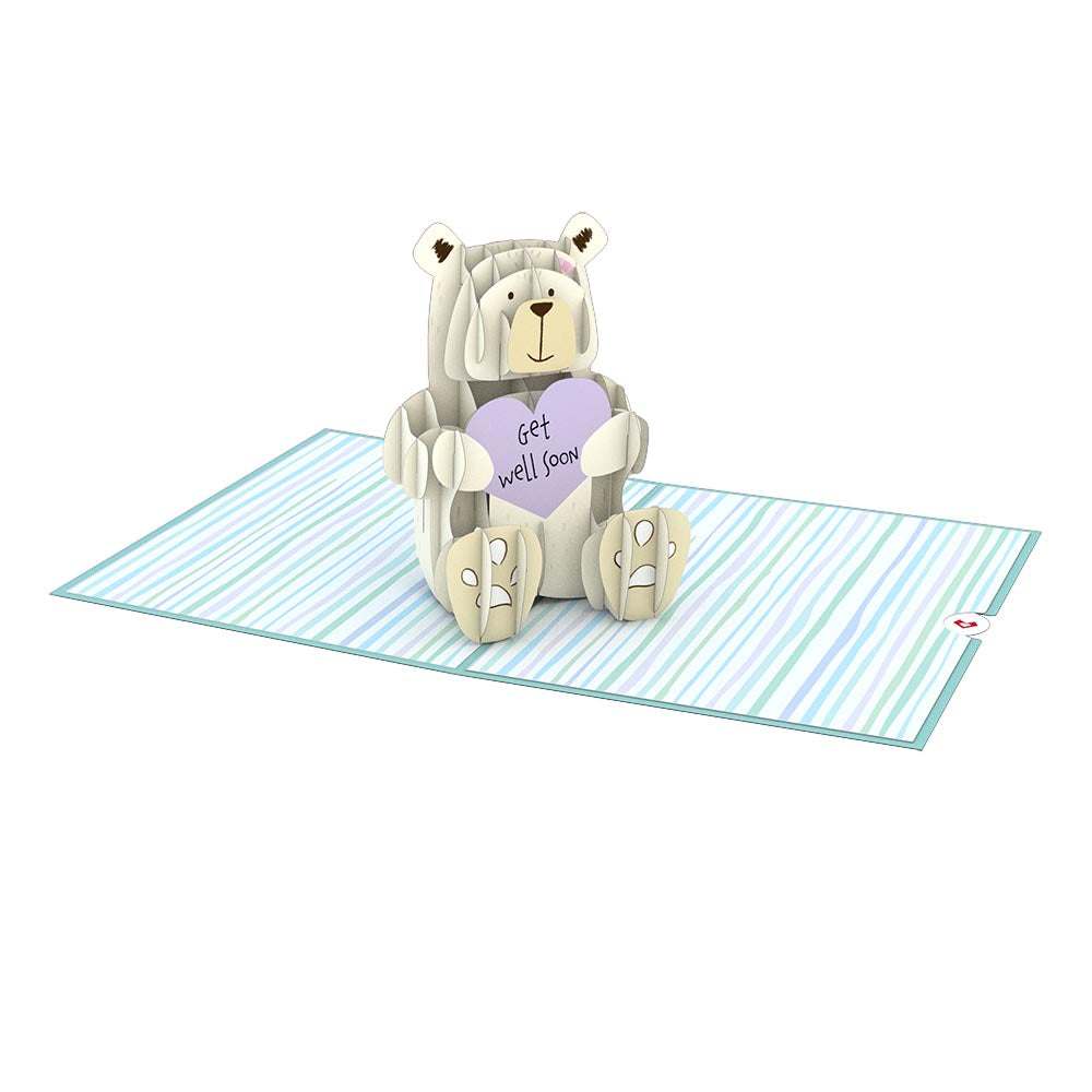 Get Well Bear Pop-Up Card、mySite、solidvoid
